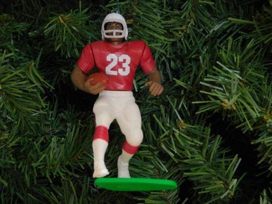 ARIZONA CARDINALS Christmas tree ornaments Emmitt Smith/Simeon Rice/Eric Swann/Plummer xmas NFL football figure unique gift idea Phoenix