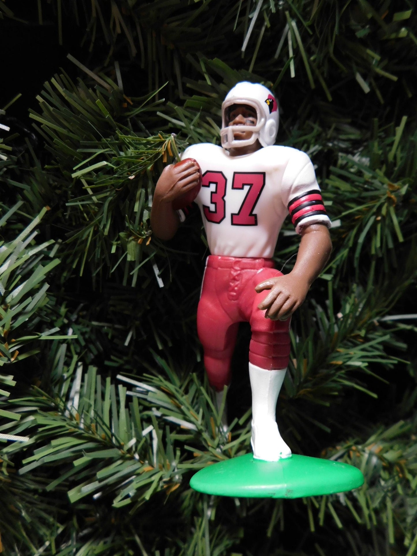 ARIZONA CARDINALS Christmas tree ornaments Emmitt Smith/Simeon Rice/Eric Swann/Plummer xmas NFL football figure unique gift idea Phoenix