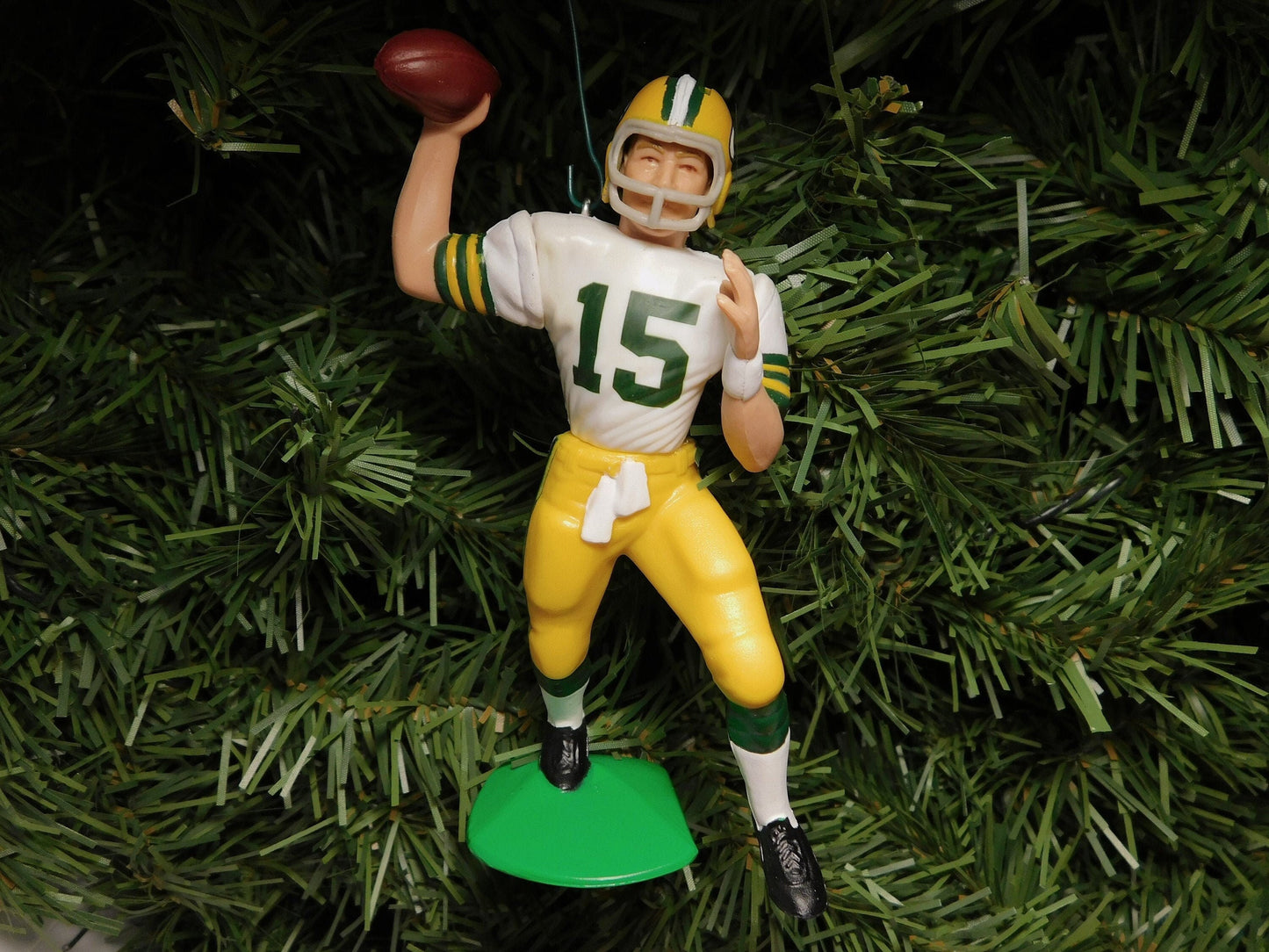 Bart Starr Green Bay PACKERS Christmas tree Ornament xmas NFL football figure unique gift