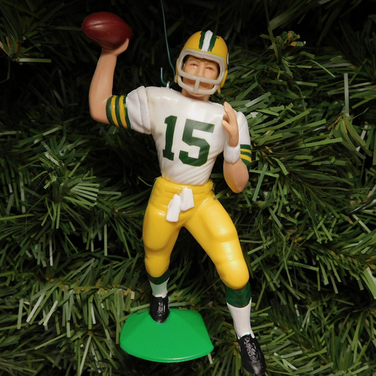 Bart Starr Green Bay PACKERS Christmas Ornament Gift NFL Football Figure Xmas Decoration