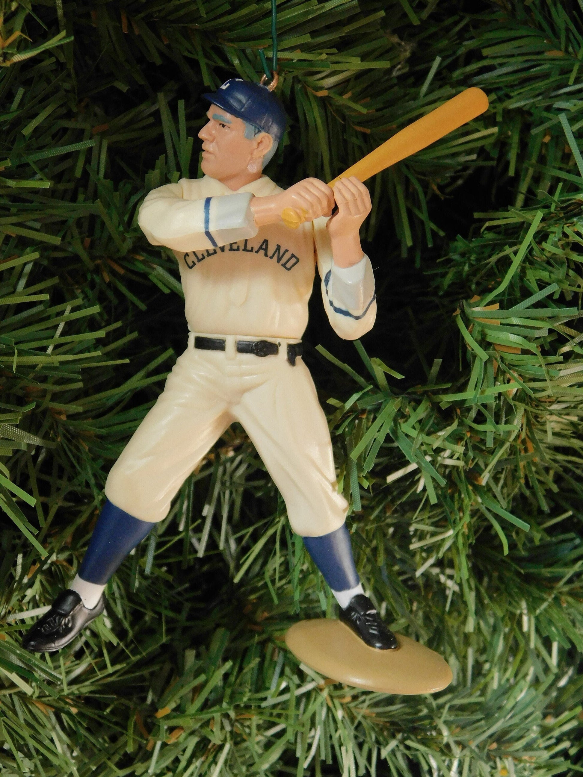 CLEVELAND INDIANS Ornament Christmas Tree Decoration Tris Speaker MLB baseball unique Xmas gift idea