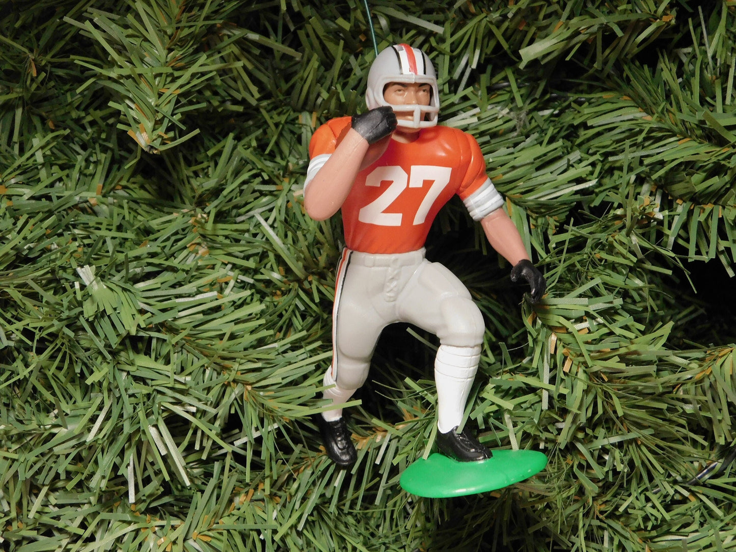 OHIO STATE BUCKEYES ornament Eddie George Christmas tree decoration ncaa football figure unique Xmas gift idea