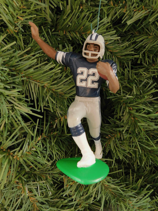 Emmitt Smith DALLAS COWBOYS ornament Christmas tree decoration NFL football figure unique Xmas gift idea