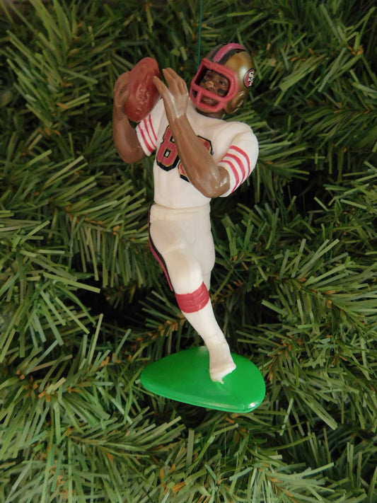 Jerry Rice SAN FRANCISCO 49ERS ornament Christmas tree decoration xmas NFL football figure unique gift idea