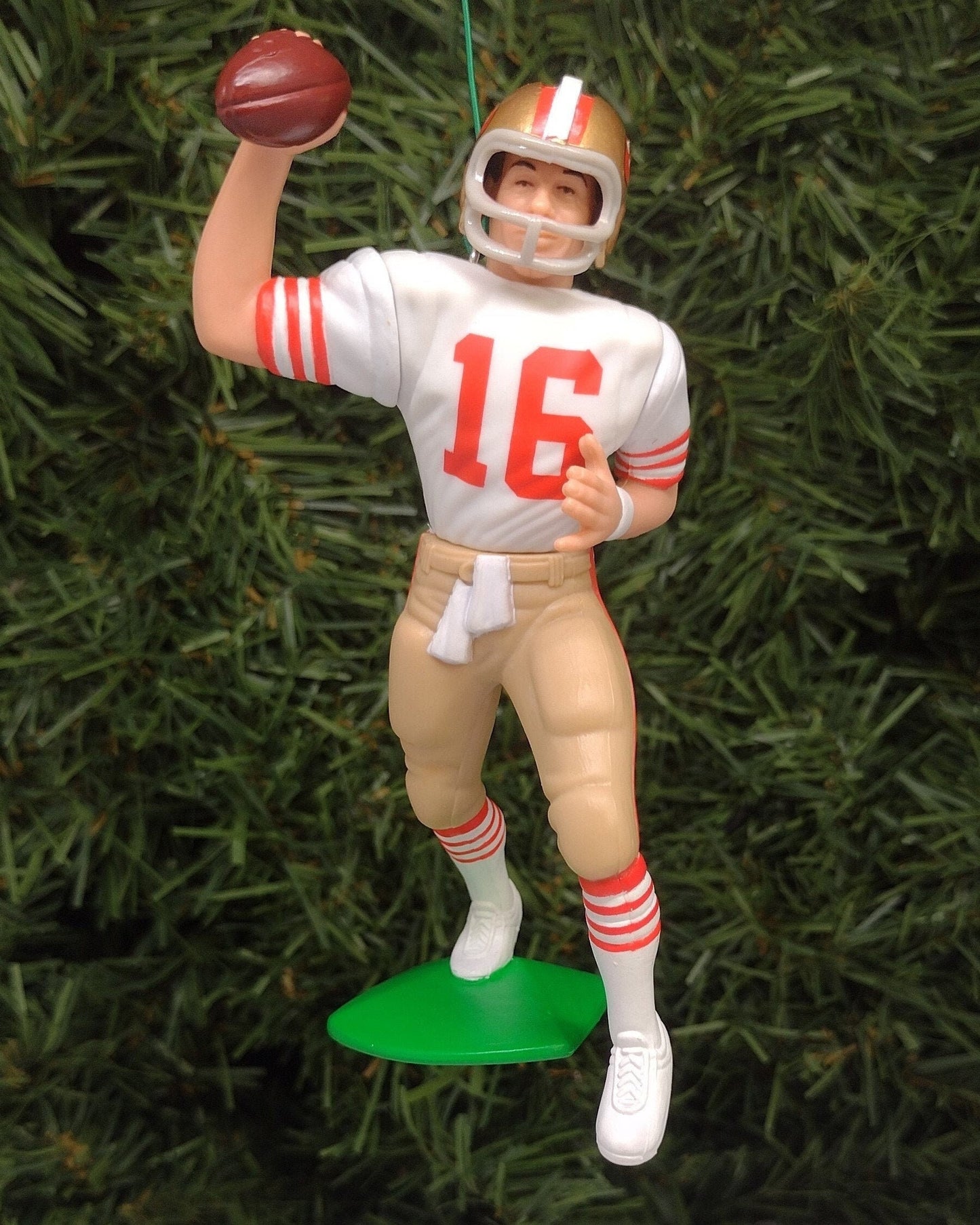 Joe Montana SAN FRANCISCO 49ERS Ornament Christmas Tree Decoration NFL football unique gift idea