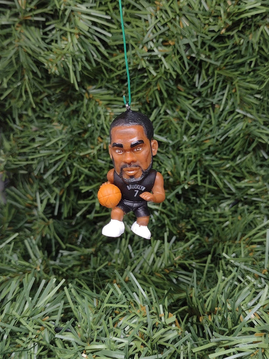 Kevin Durant BROOKLYN NETS Ornament Christmas Tree Decoration NBA basketball 1.75 inch