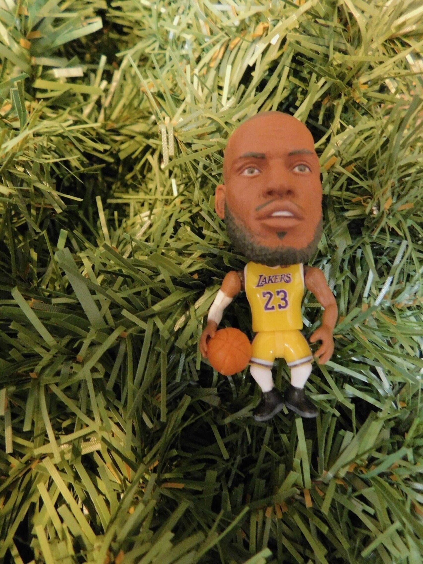 Lebron James LOS ANGELES LAKERS ornament Christmas tree decoration unique Xmas gift idea nba basketball figure