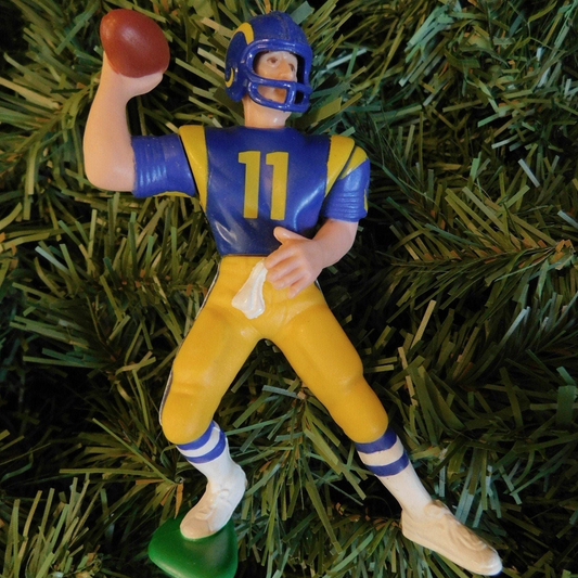 LOS ANGELES RAMS NFL Ornaments Jim Everett/Willie "Flipper" Anderson Christmas Gift Football Figure