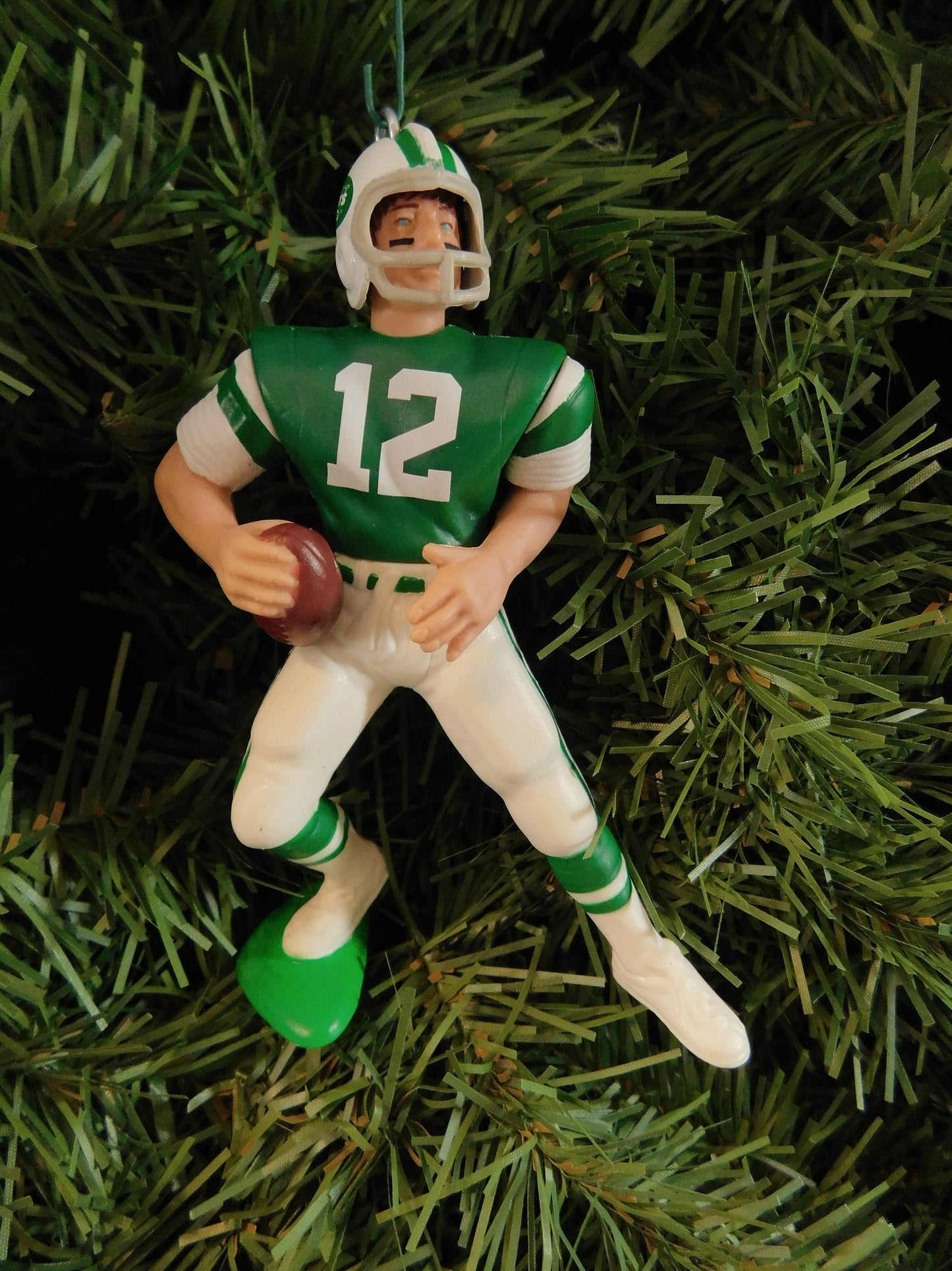 NEW YORK JETS ornaments Christmas tree decoration Joe Namath/Don Maynard/Freeman McNeil/Mickey Shuler/Al Toon nfl football xmas gift