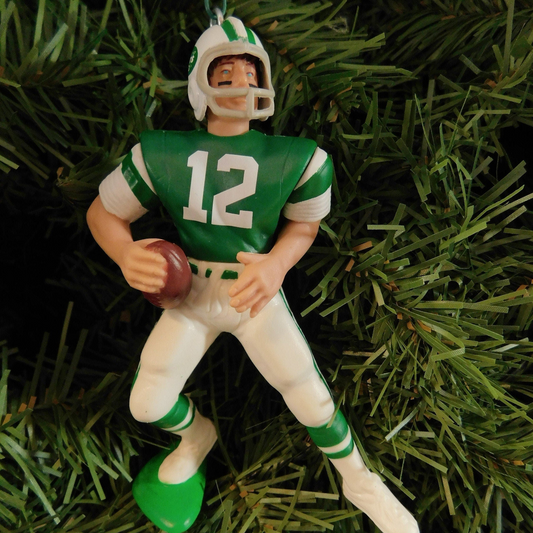 NEW YORK JETS NFL Christmas Ornaments Joe Namath/Don Maynard/Freeman McNeil/Mickey Shuler/Al Toon