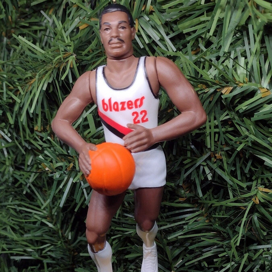 PORTLAND TRAIL BLAZERS Christmas Ornaments Clyde Drexler/Cliff Robinson Xmas Gift NBA Basketball Figures