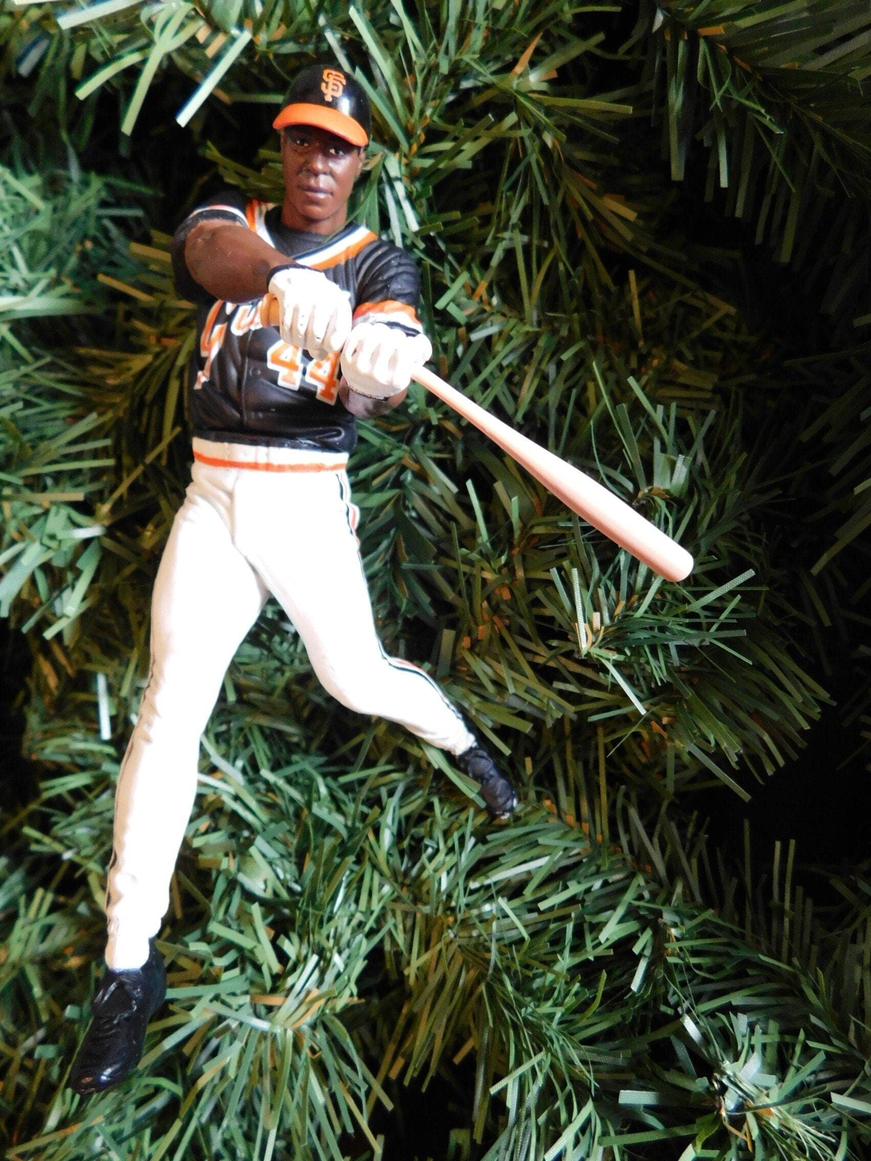 SAN FRANCISCO GIANTS ornaments Christmas tree decoration Willie McCovey/Deion Sanders/Kevin Mitchell/Bobby Bonds/Will Clark xmas gift