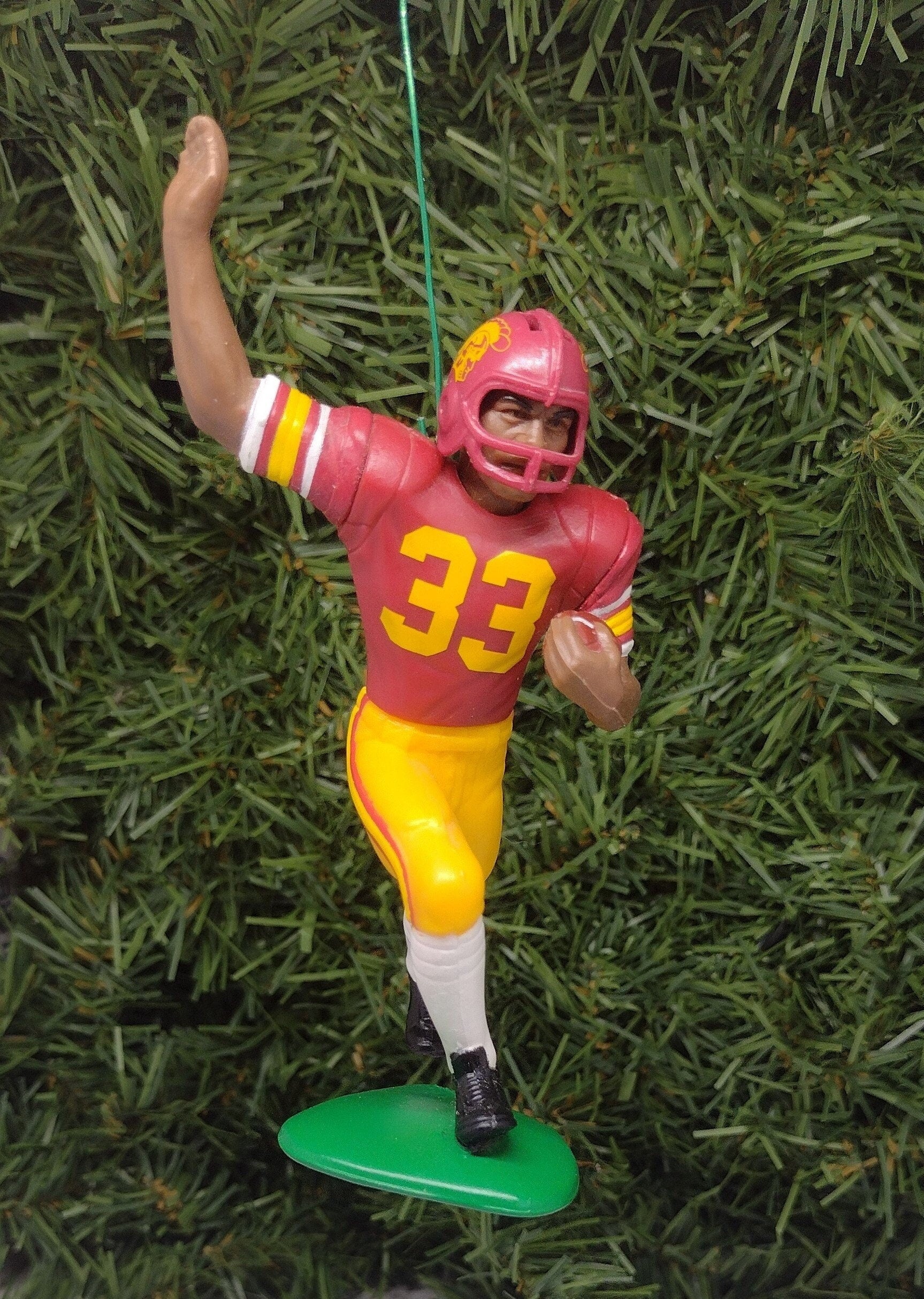 USC TROJANS Christmas ornament Marcus Allen xmas NCAA football unique gift idea University of Southern California