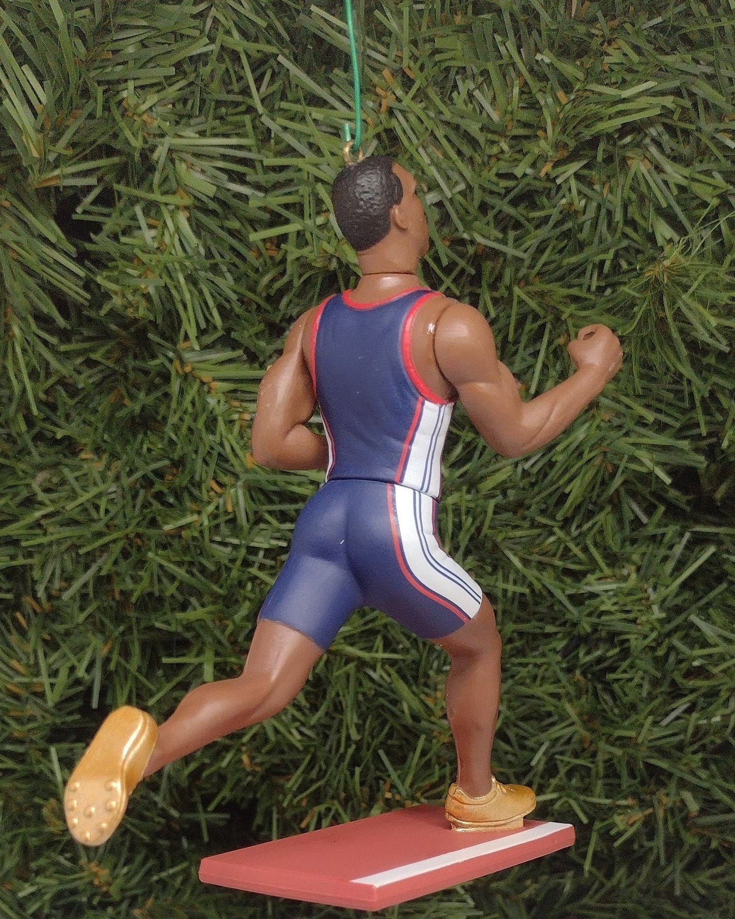 USA Olympic Ornament Michael Johnson Christmas Tree Decoration unique gift idea 4x Gold Medal Winner