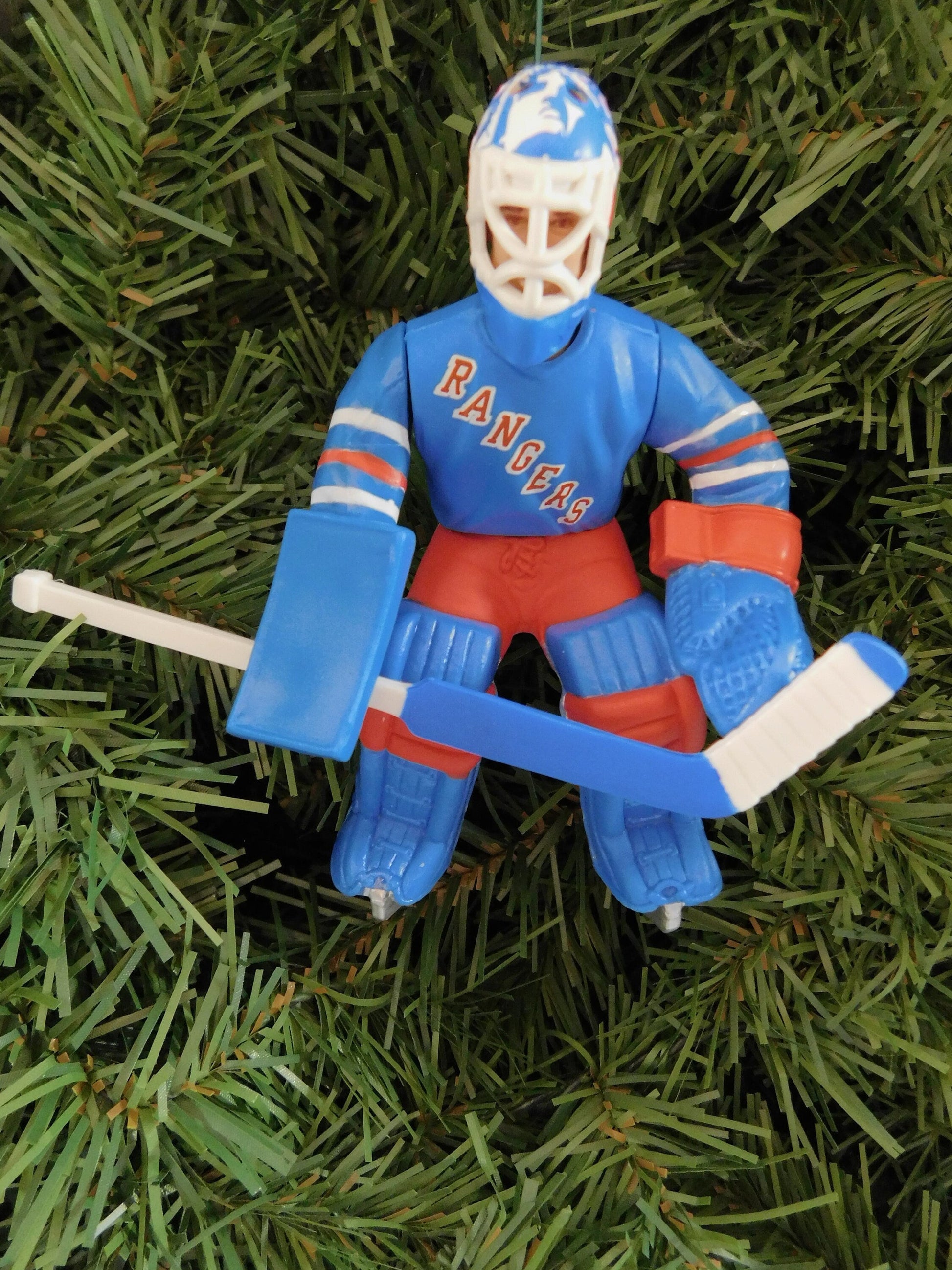 NEW YORK RANGERS Ornament Wayne Gretzky/Mike Richter/Mark Messier/Brian Leetch/Adam Graves Christmas tree Decoration xmas nhl hockey figure