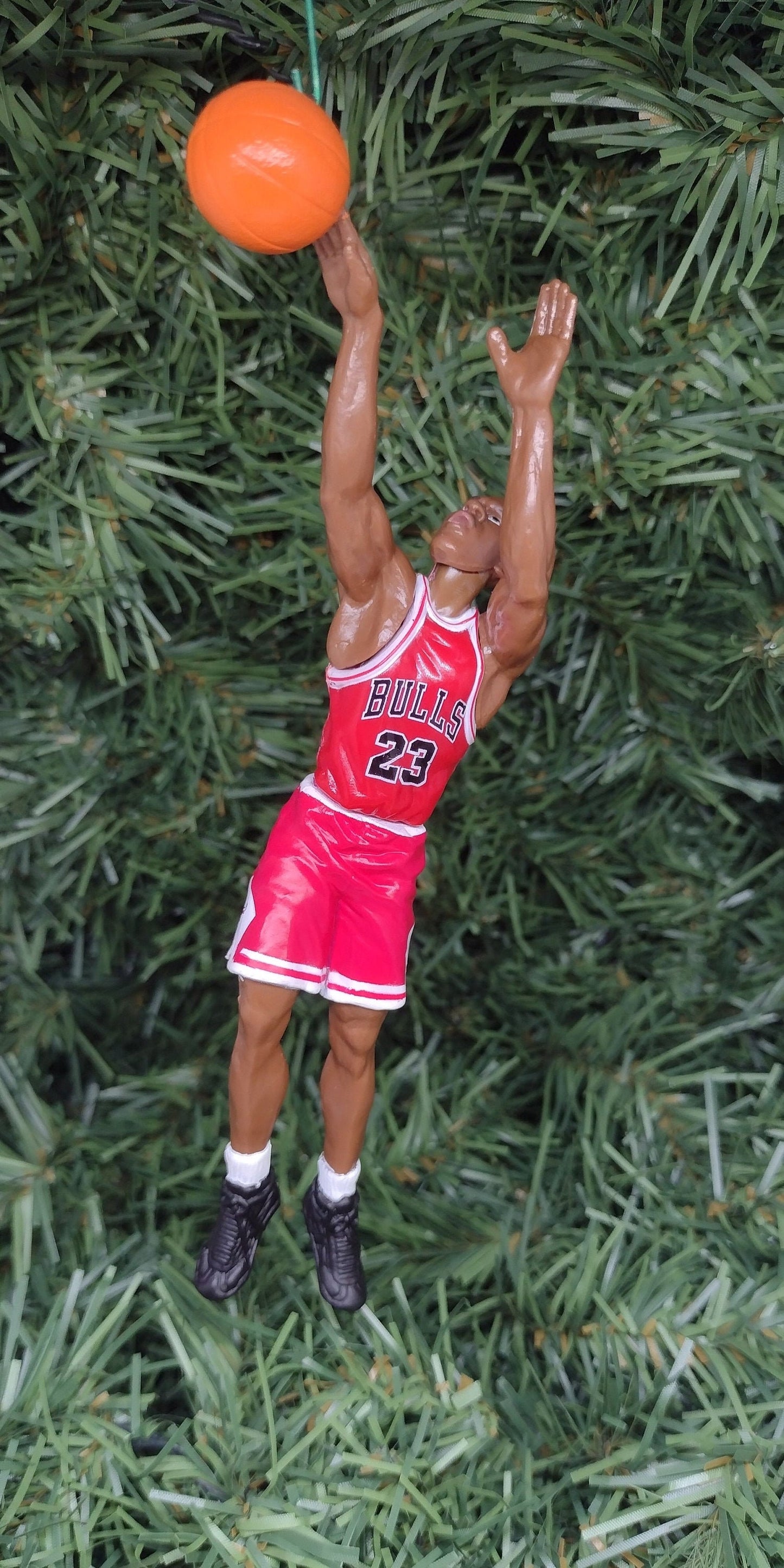 Michael Jordan CHICAGO BULLS Christmas tree ornament NBA basketball unique gift idea