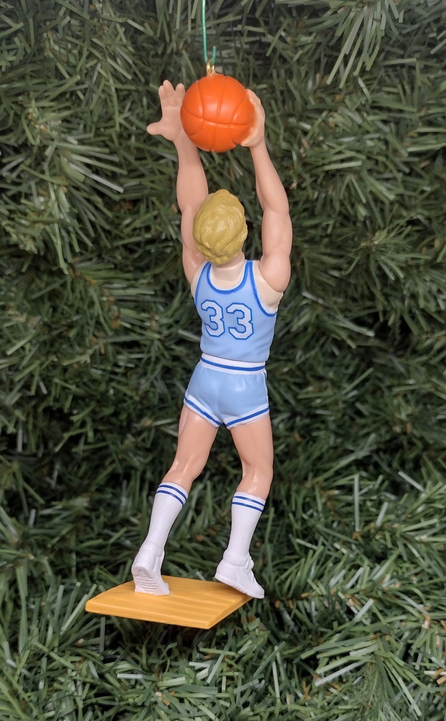 INDIANA STATE SYCAMORES Christmas ornament Larry Bird xmas tree ncaa basketball figure unique gift idea Sycamore ornaments