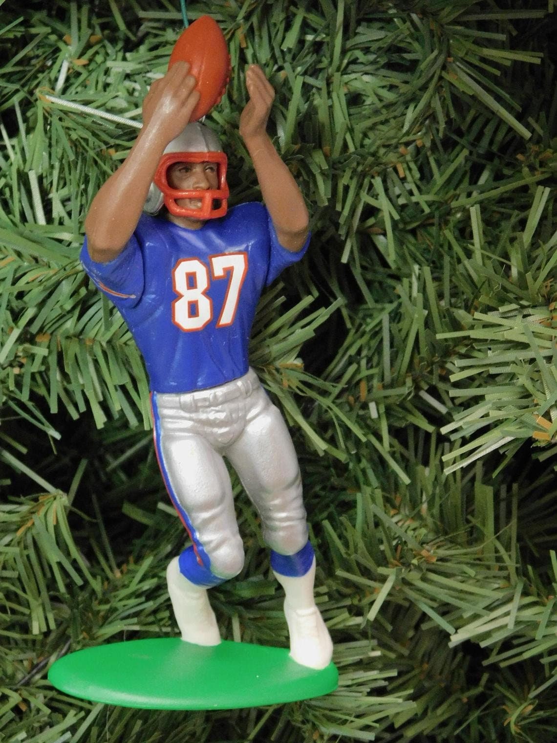 NEW ENGLAND PATRIOTS Christmas ornament Curtis Martin/Ben Coates/Terry Glenn xmas tree nfl football figure unique gift idea Patriot