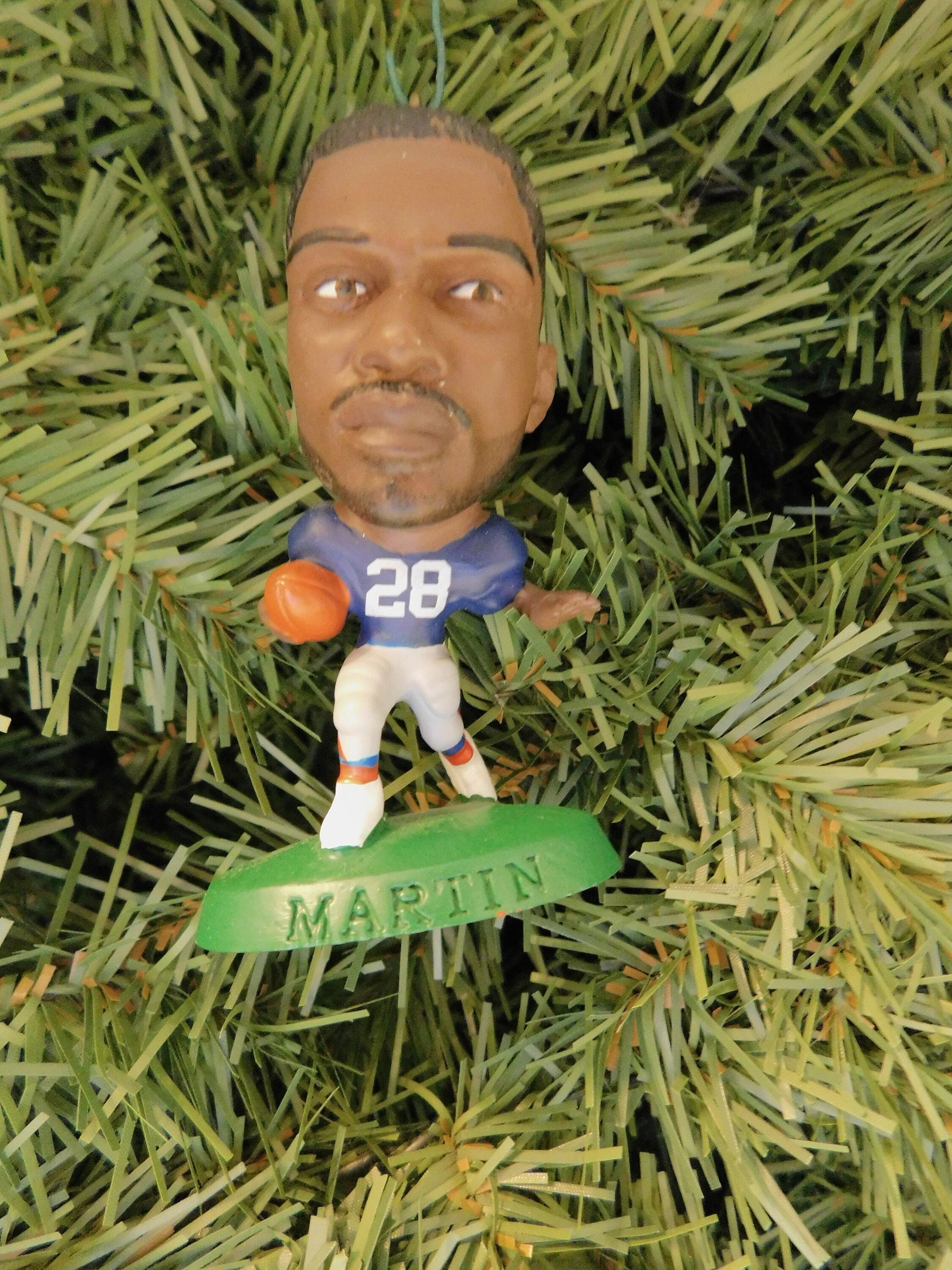 NEW ENGLAND PATRIOTS Christmas ornament Curtis Martin/Ben Coates/Terry Glenn xmas tree nfl football figure unique gift idea Patriot