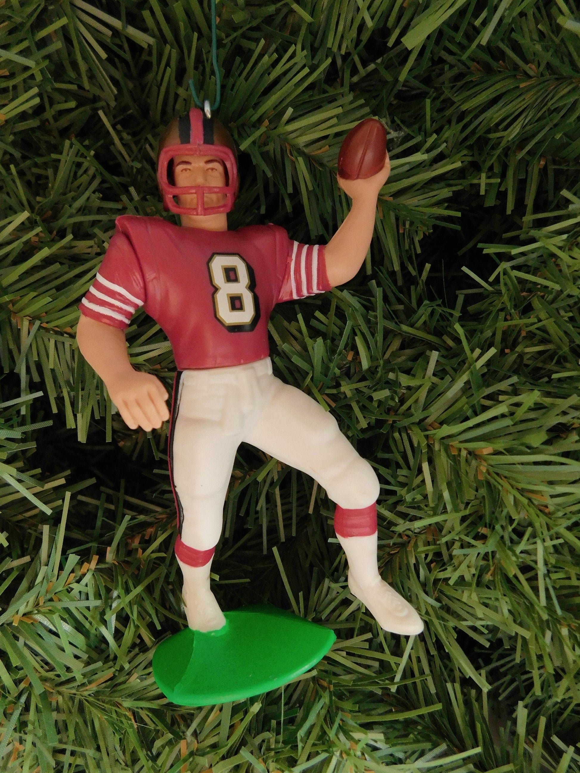 Steve Young SAN FRANCISCO 49ERS Christmas tree ornament xmas NFL football figure unique gift