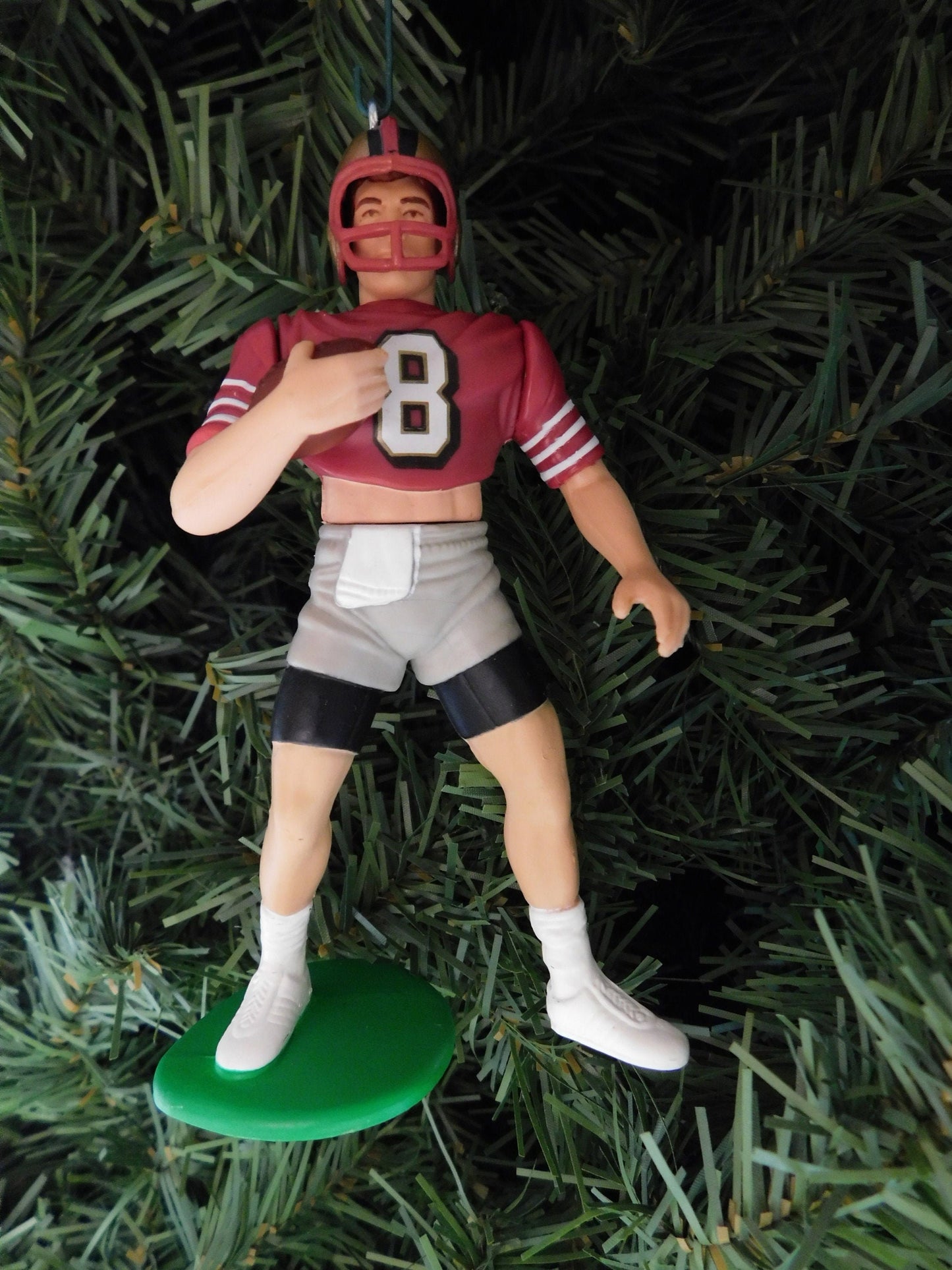 Steve Young SAN FRANCISCO 49ERS Christmas tree ornament xmas NFL football figure unique gift