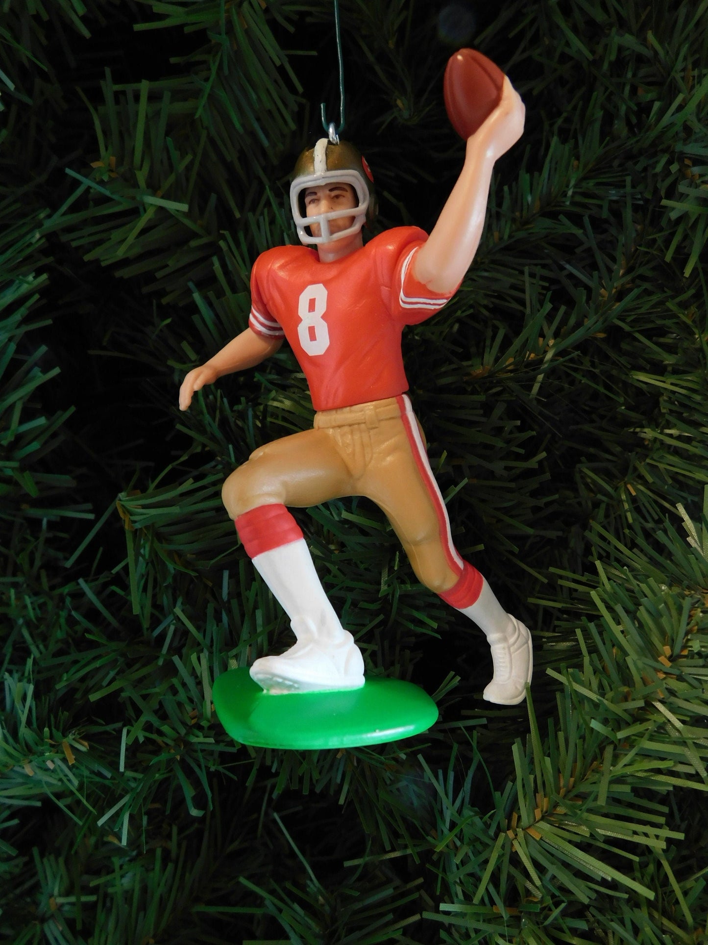 Steve Young SAN FRANCISCO 49ERS Christmas tree ornament xmas NFL football figure unique gift