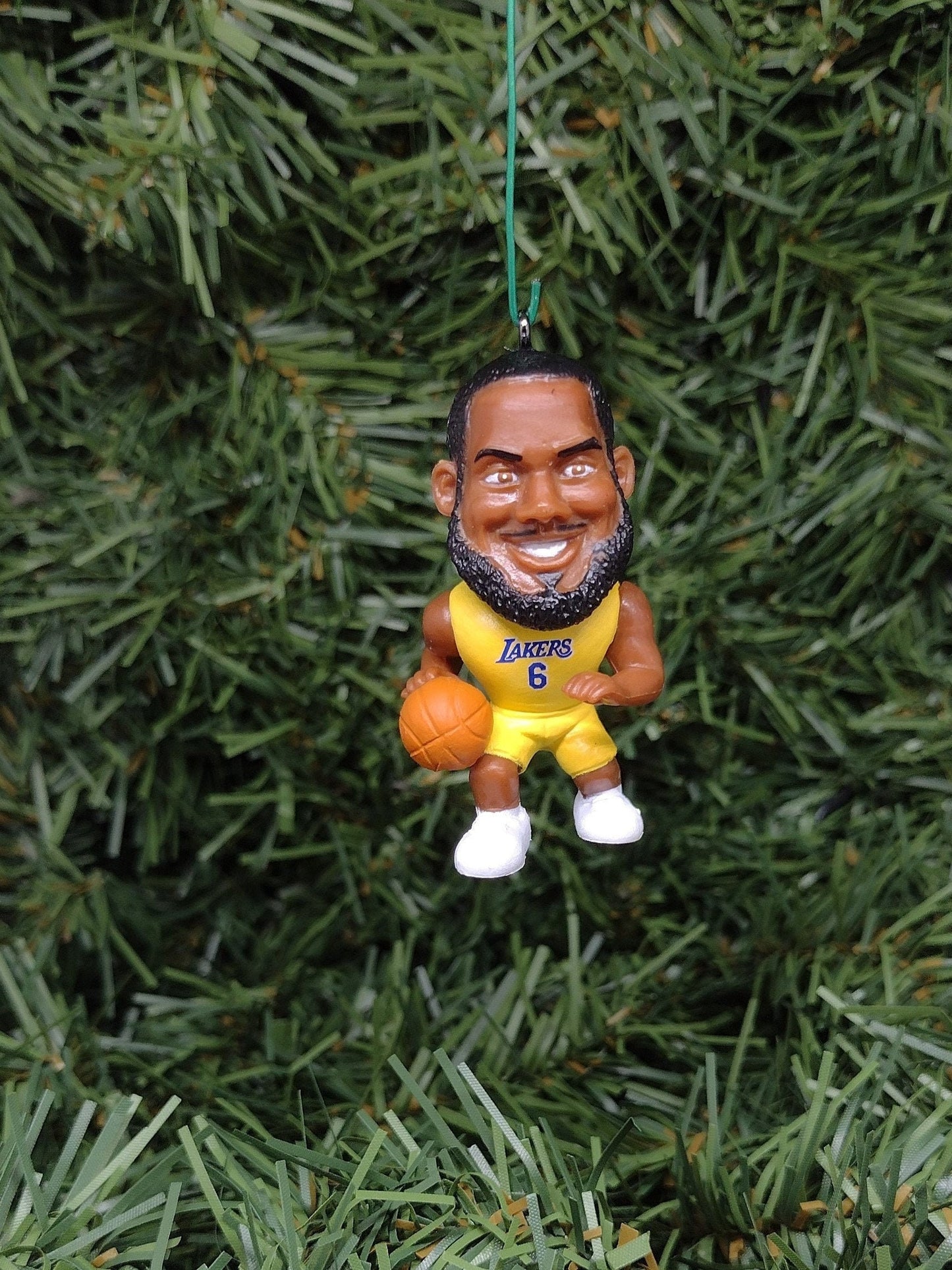 Lebron James LOS ANGELES LAKERS Ornament Christmas Tree Decoration nba basketball 1.75 inches