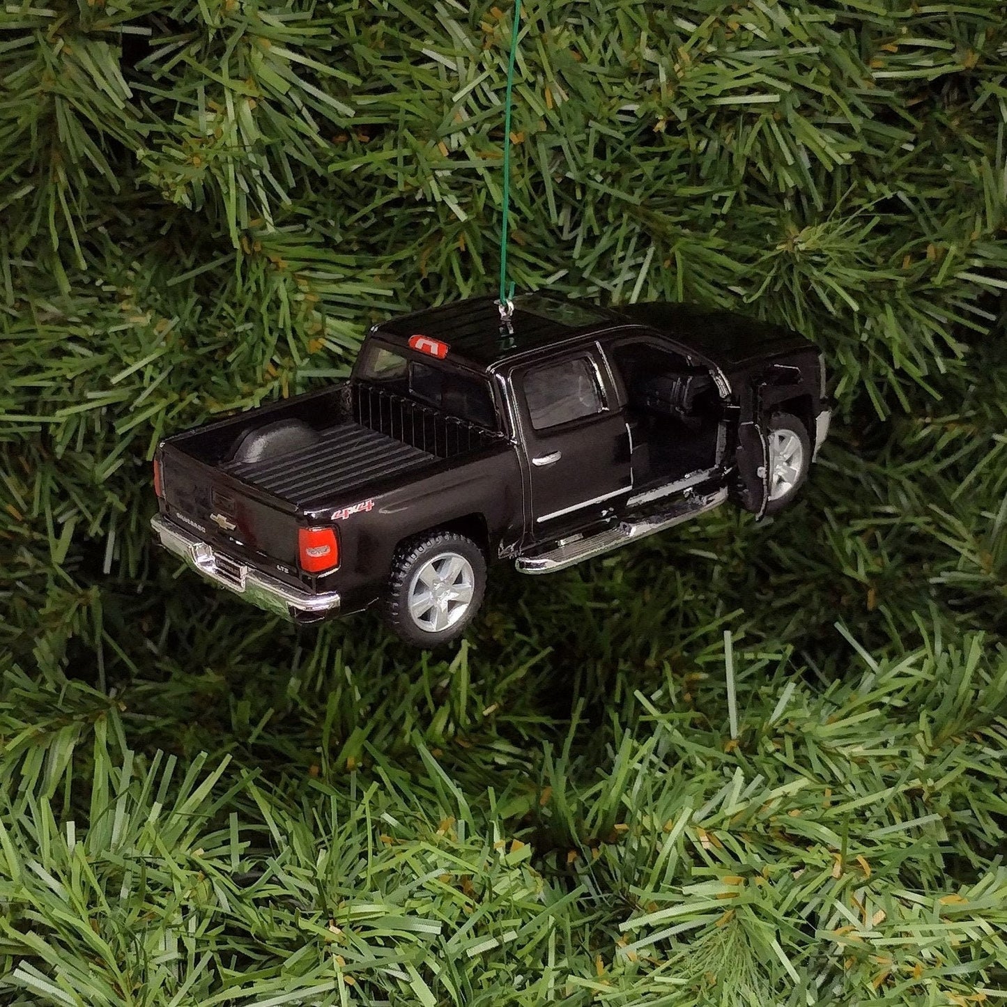 Chevy Silverado Ornament Christmas Tree Decoration Fun Automotive Xmas Gift Idea 5 inches long Chevrolet pickup truck