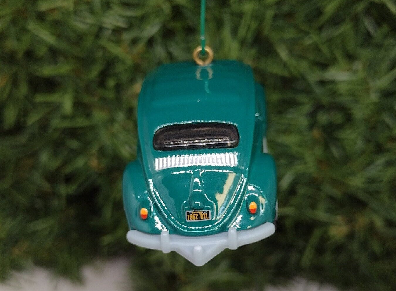 VW Beetle 1962 Christmas tree ornament fun automotive gift for car enthusiast /man cave tree Volkswagon unique xmas idea