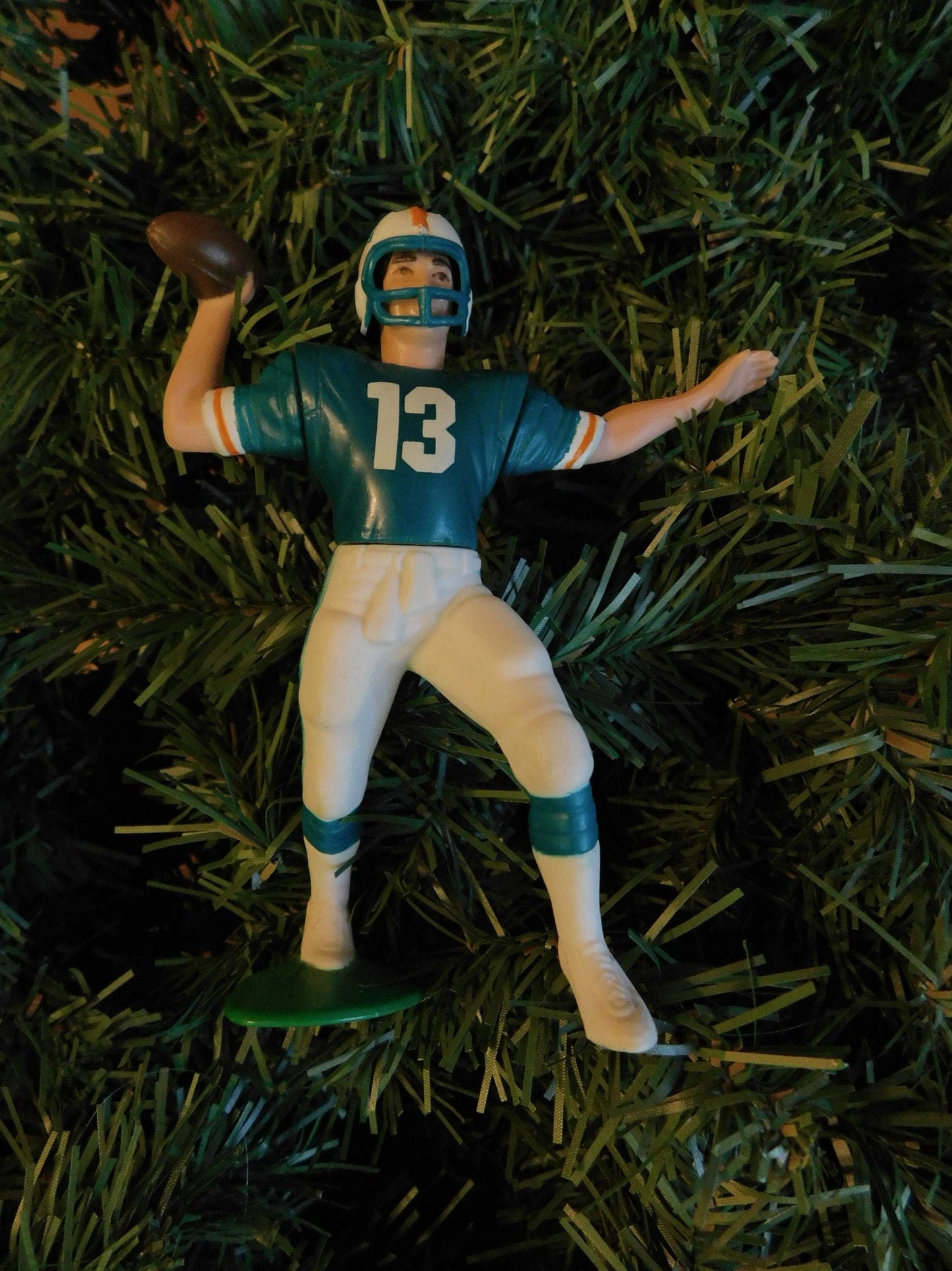 Dan Marino MIAMI DOLPHINS Christmas tree ornament xmas nfl football figure unique gift idea