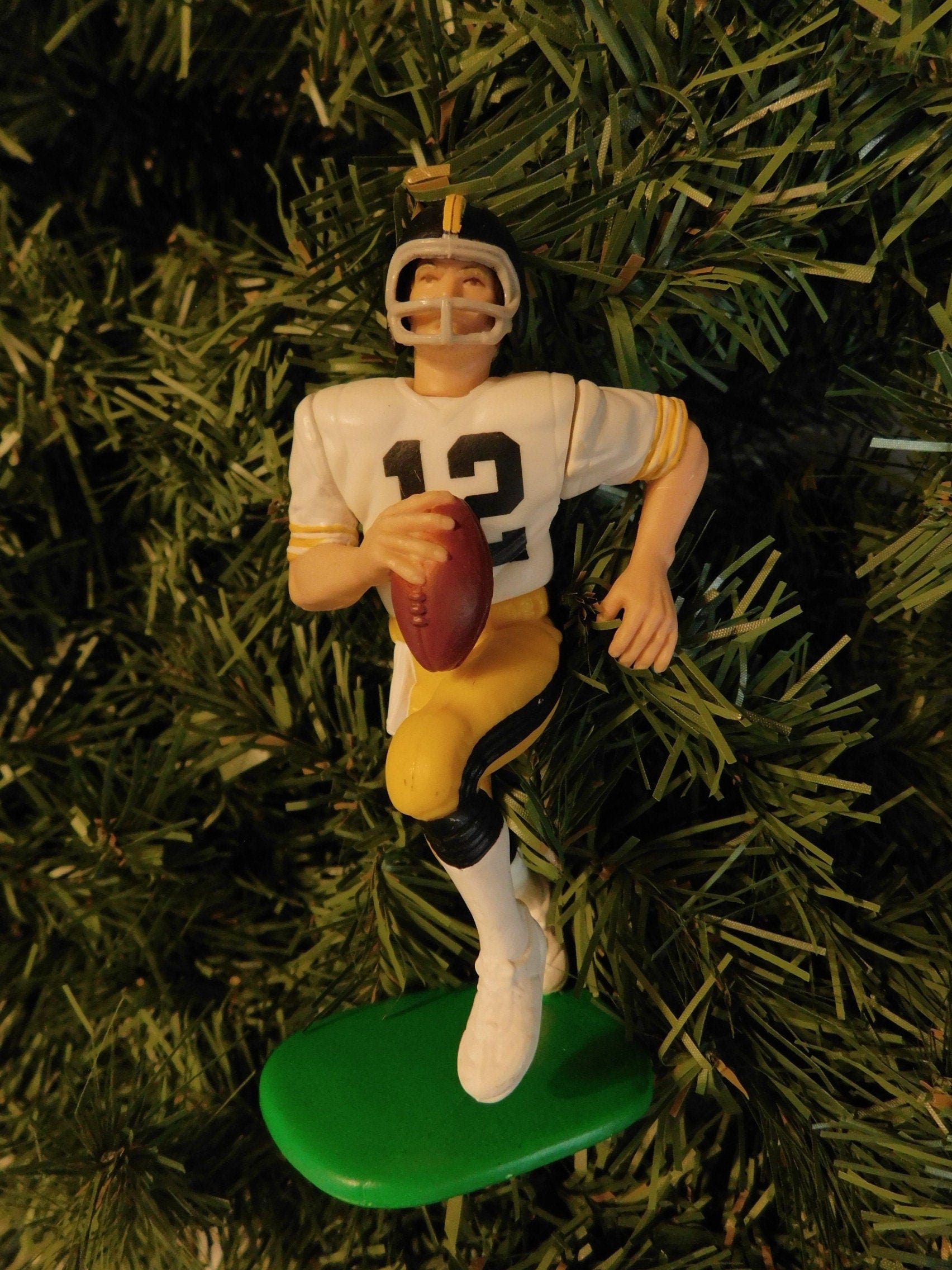 Terry Bradshaw PITTSBURGH STEELERS ornament Christmas gift idea for xmas tree NFL football figure