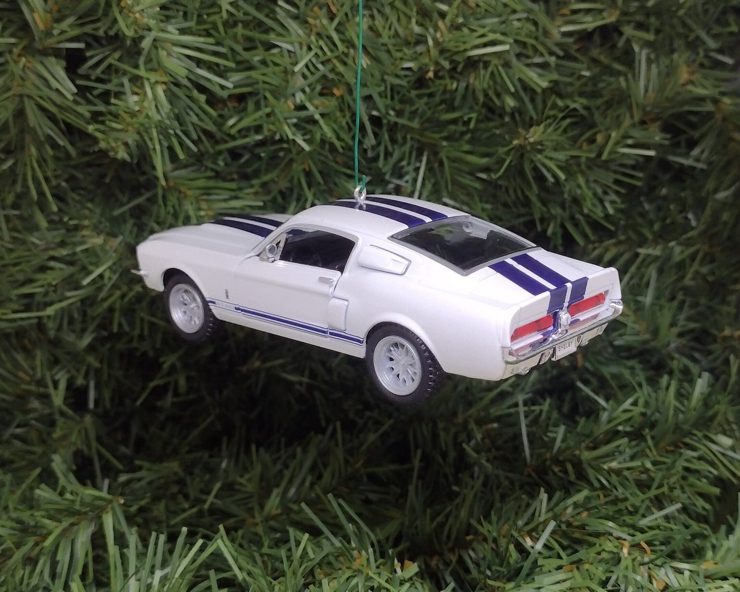 Ford Mustang Ornament Christmas Gift Idea 1967 Shelby GT 500 Fun Automotive Xmas tree Decoration 5 inches long