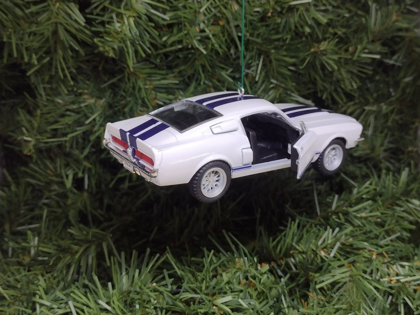 Ford Mustang Ornament Christmas Gift Idea 1967 Shelby GT 500 Fun Automotive Xmas tree Decoration 5 inches long