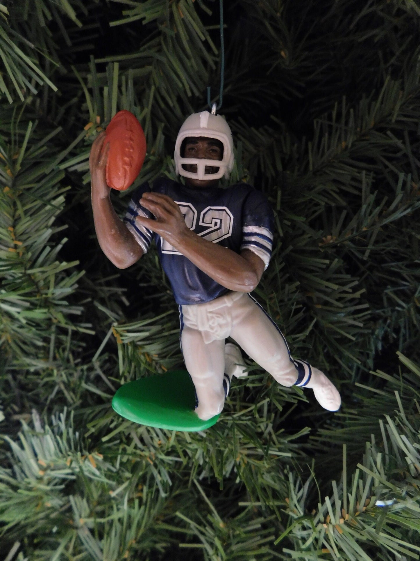 Emmitt Smith DALLAS COWBOYS Christmas tree ornament xmas NFL football figure unique gift idea