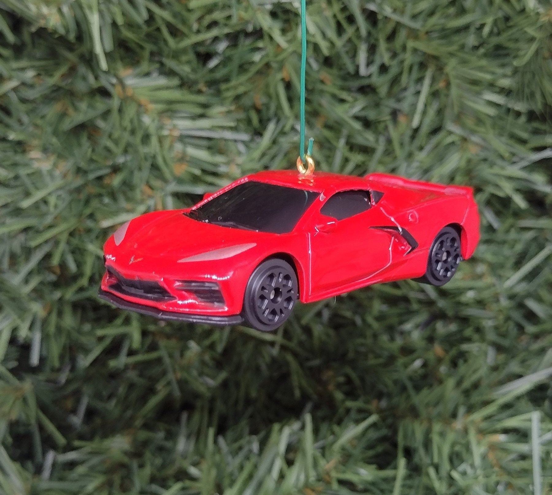 Chevy Corvette Ornament 2020 Stingray Christmas tree decoration for car enthusiast man cave tree Chevrolet