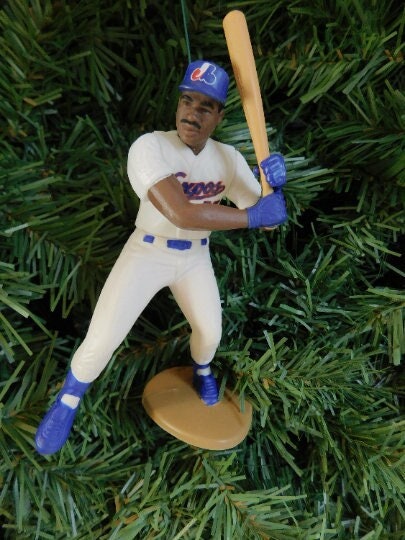 MONTREAL EXPOS Tim &quot;Rock&quot; Raines/Vladimir Guerrero/Cliff Floyd/Grissom Christmas tree ornament MLB baseball xmas figure unique gift idea