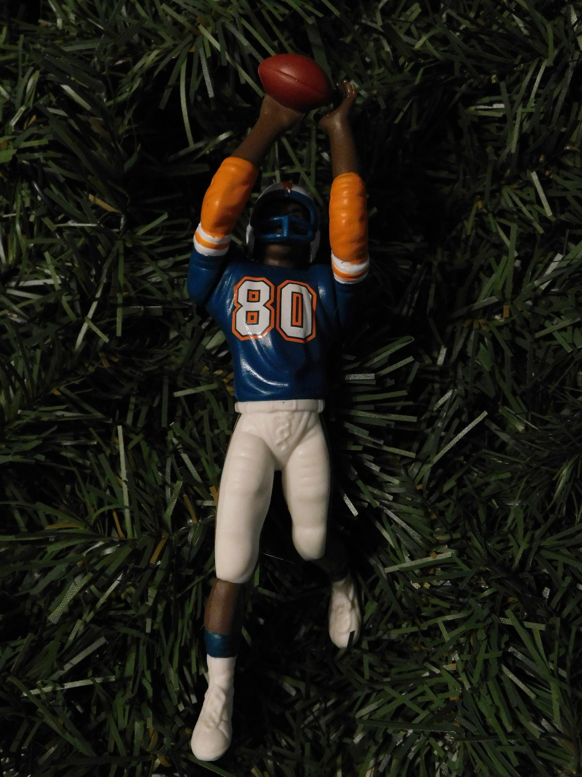 MIAMI DOLPHINS Christmas tree ornament Bob Griese Irving Fryar Kareem Abdul Jabbar NFL football xmas figure unique gift idea