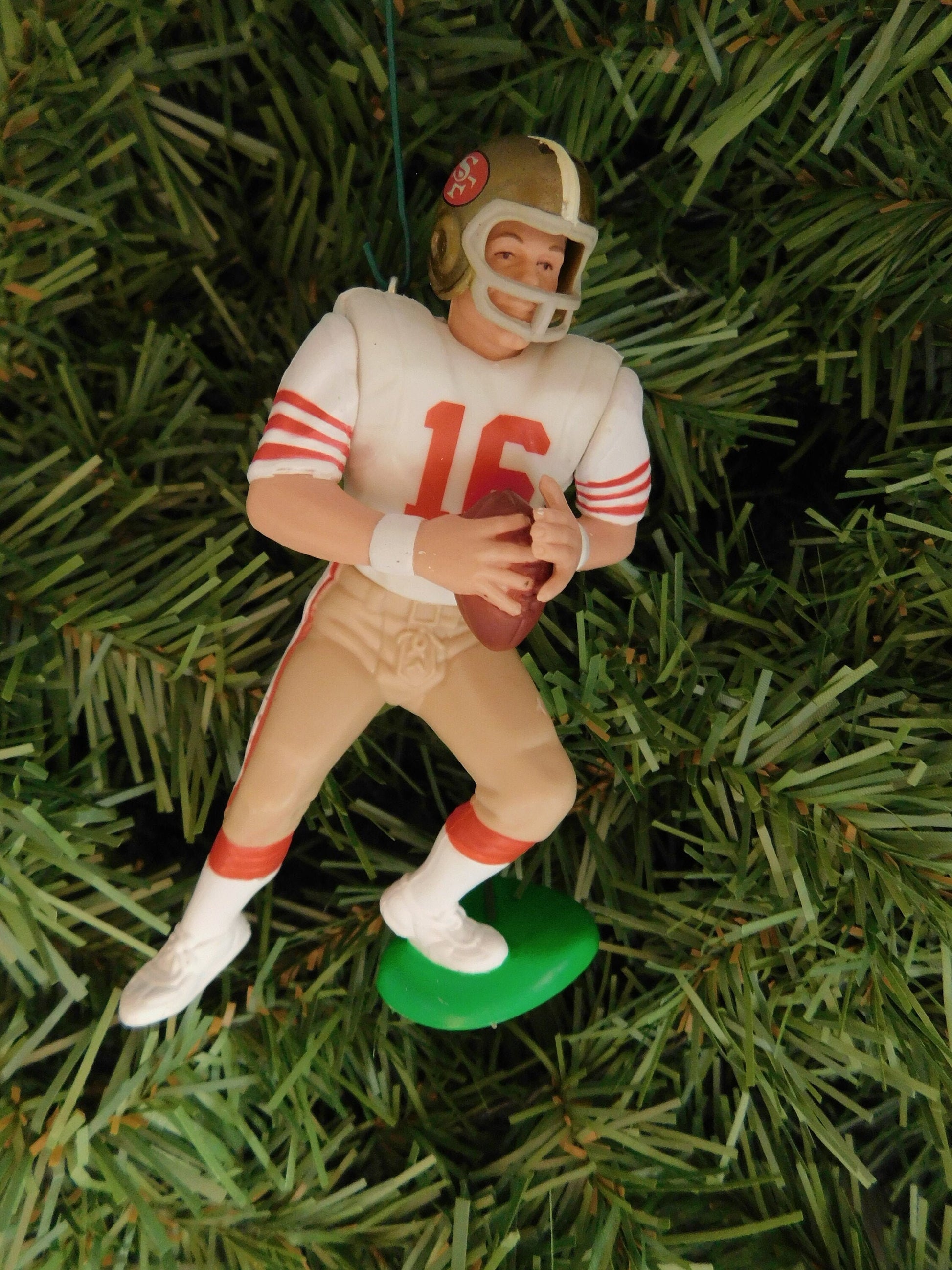 Joe Montana SAN FRANCISCO 49ERS Ornament Christmas Tree Decoration NFL football unique gift idea