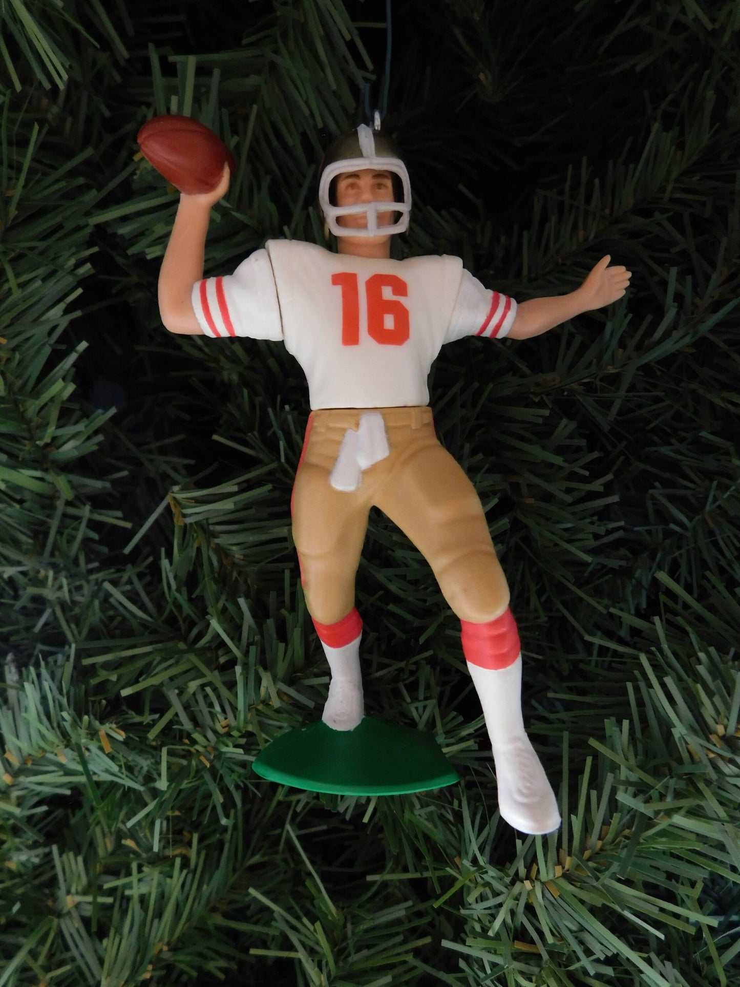 Joe Montana SAN FRANCISCO 49ERS Ornament Christmas Tree Decoration NFL football unique gift idea