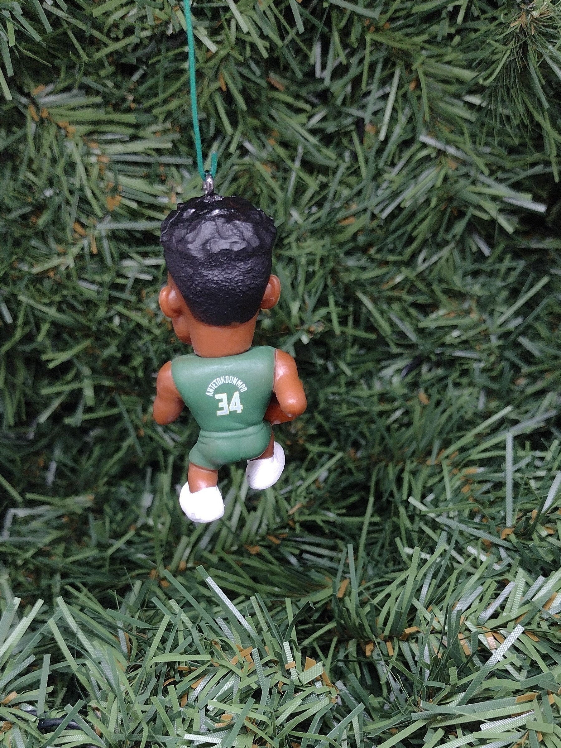 Giannis MILWAUKEE BUCKS Ornament Christmas Tree Decoration NBA basketball Antetokounmpo 1.75 inch