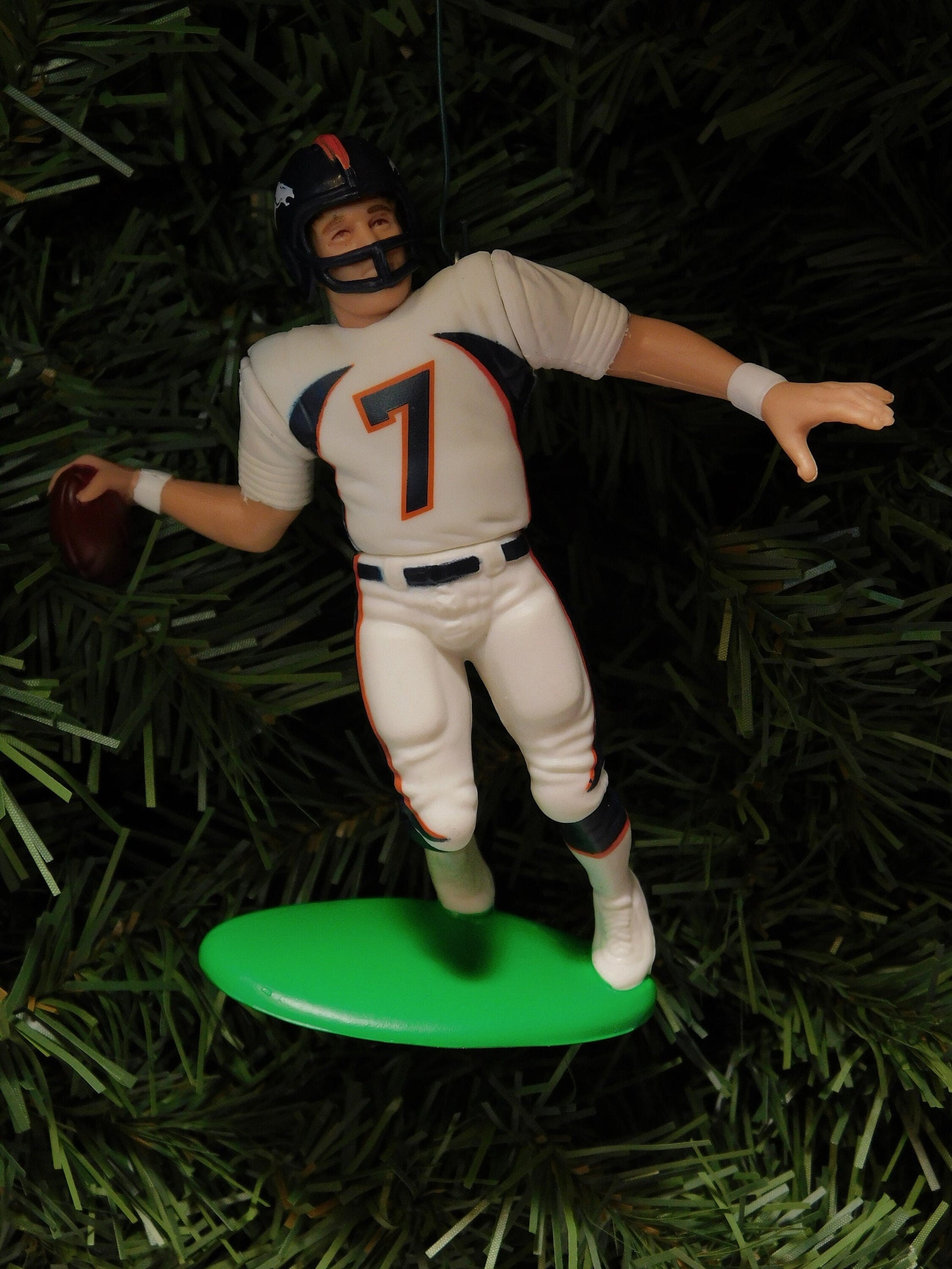 John Elway DENVER BRONCOS Christmas tree ornament xmas NFL football figure unique gift idea