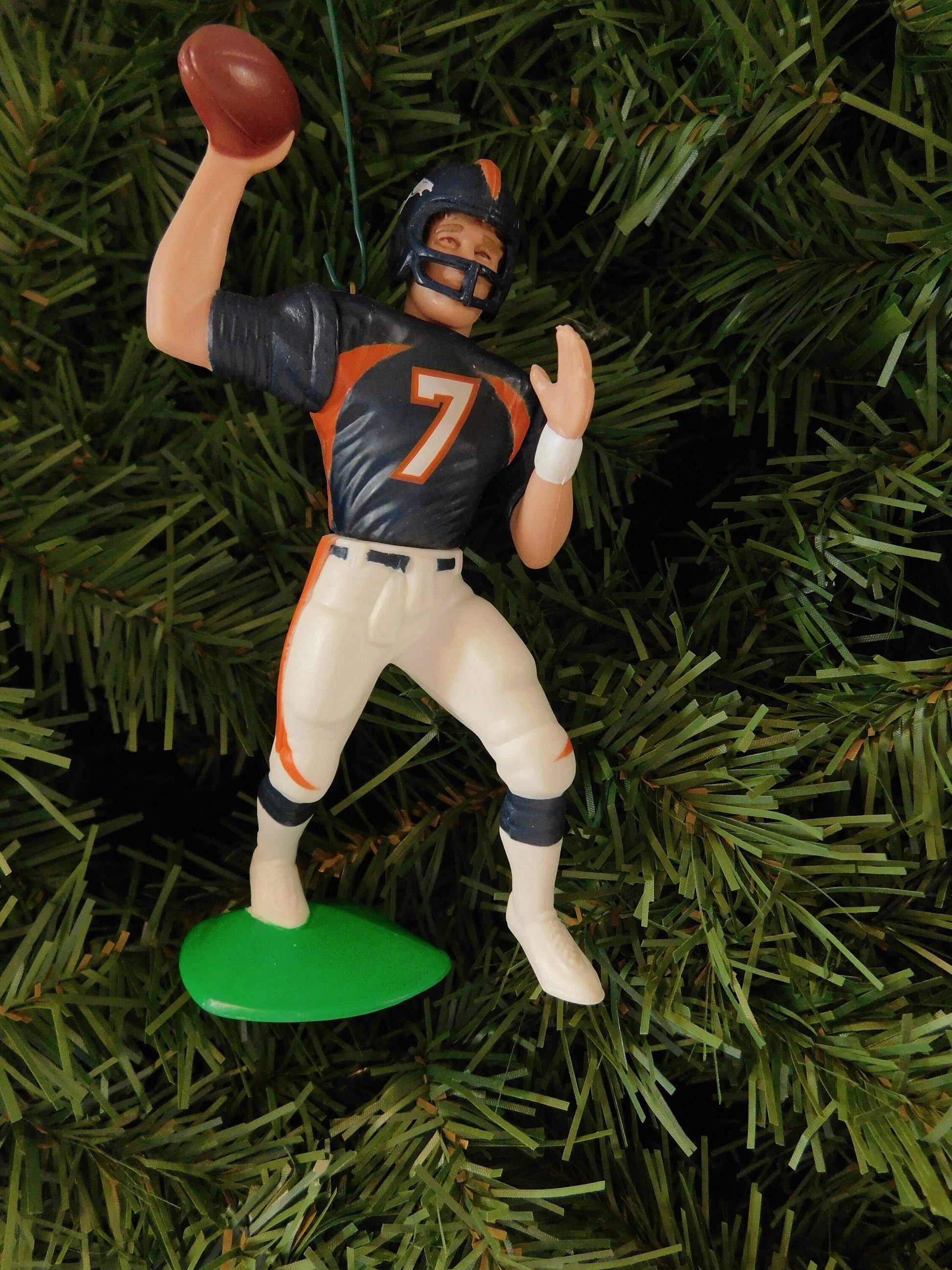 John Elway DENVER BRONCOS Christmas tree ornament xmas NFL football figure unique gift idea