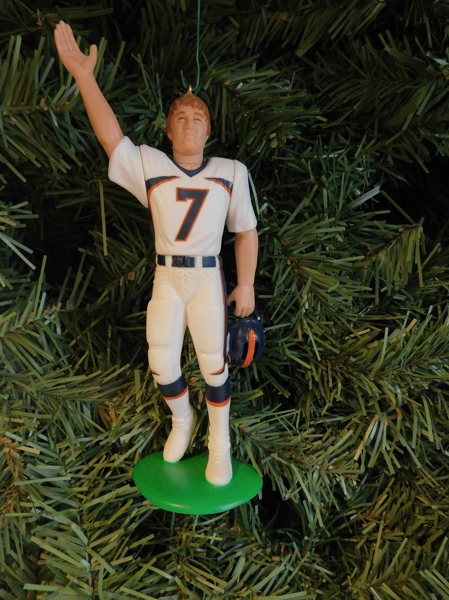 John Elway DENVER BRONCOS Christmas tree ornament xmas NFL football figure unique gift idea