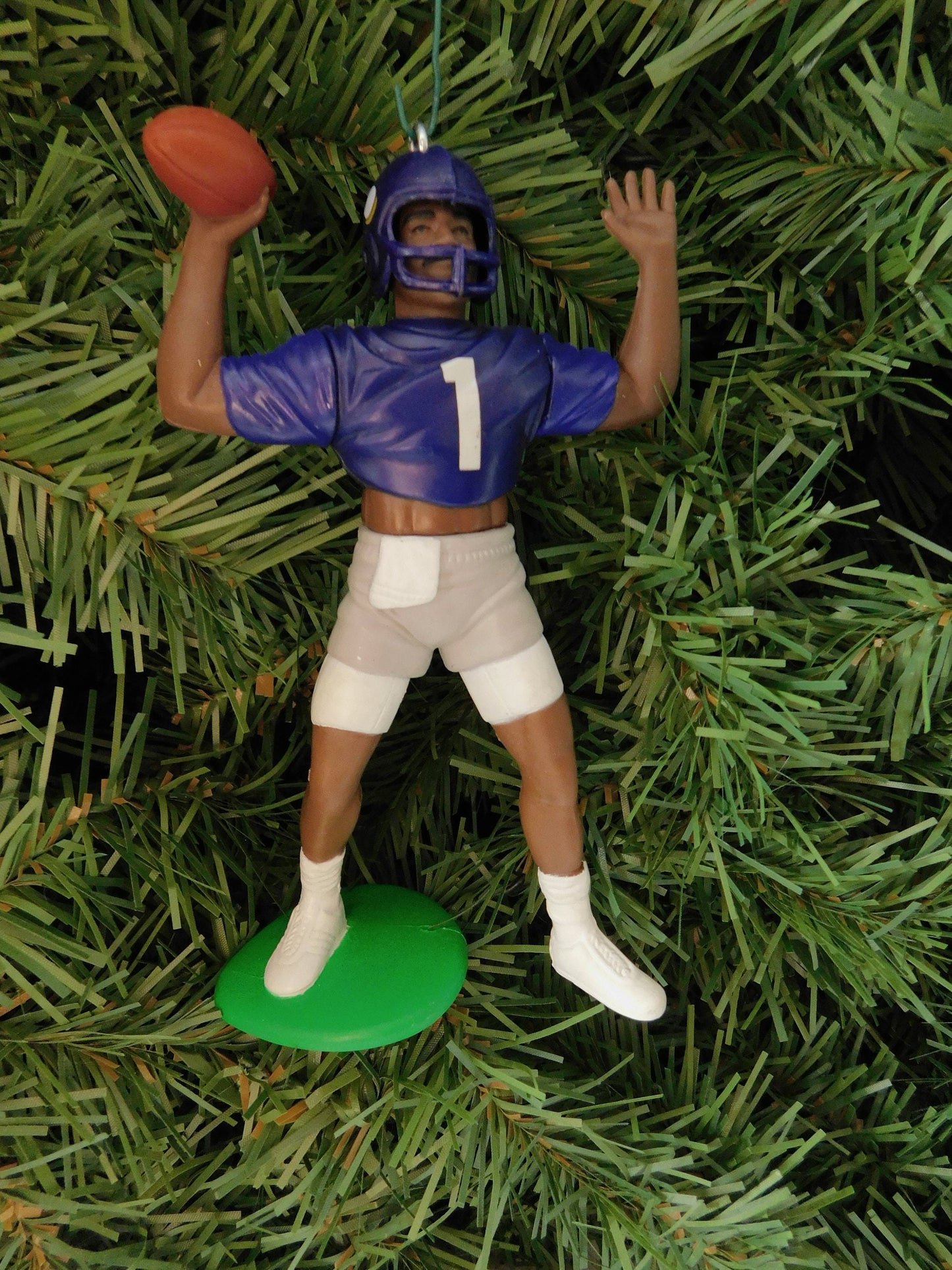 MINNESOTA VIKINGS Christmas tree ornaments Randall Cunningham/Warren Moon/Brad Johnson/Herschel Walker nfl football figure unique gift idea