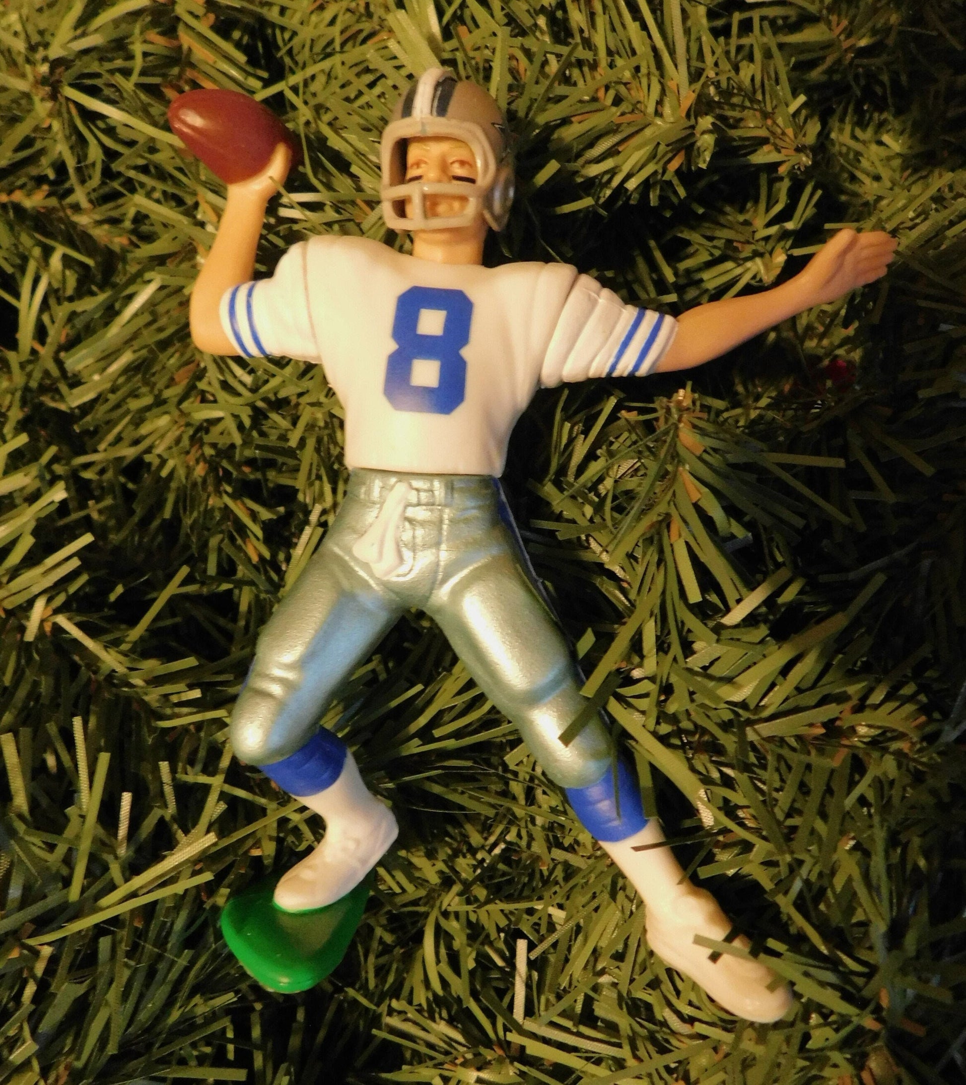 Troy Aikman DALLAS COWBOYS Christmas ornament xmas tree NFL football figure unique gift idea