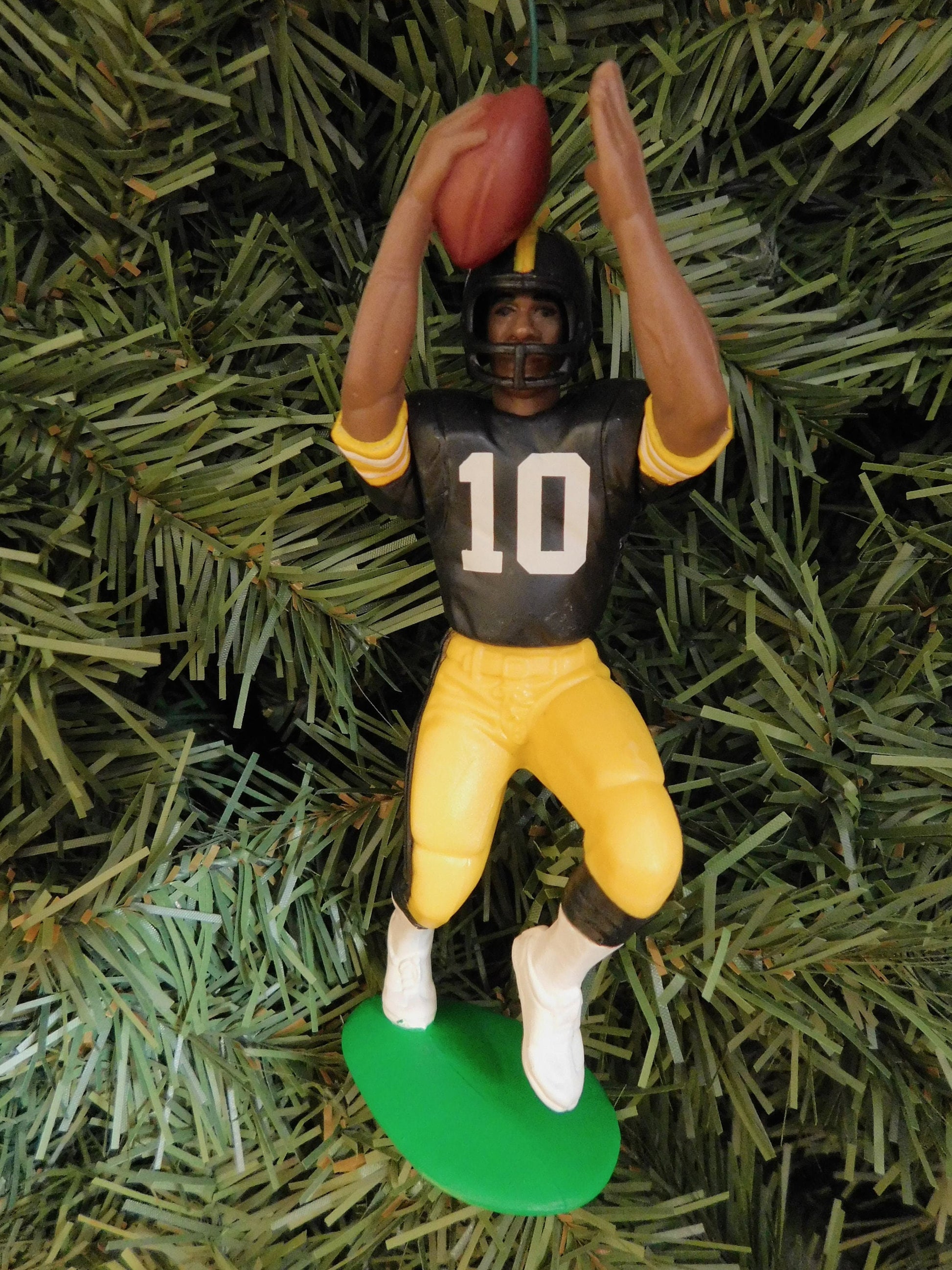 PITTSBURGH STEELERS Christmas tree ornaments Kordell Stewart/Barry Foster xmas nfl football figure unique gift