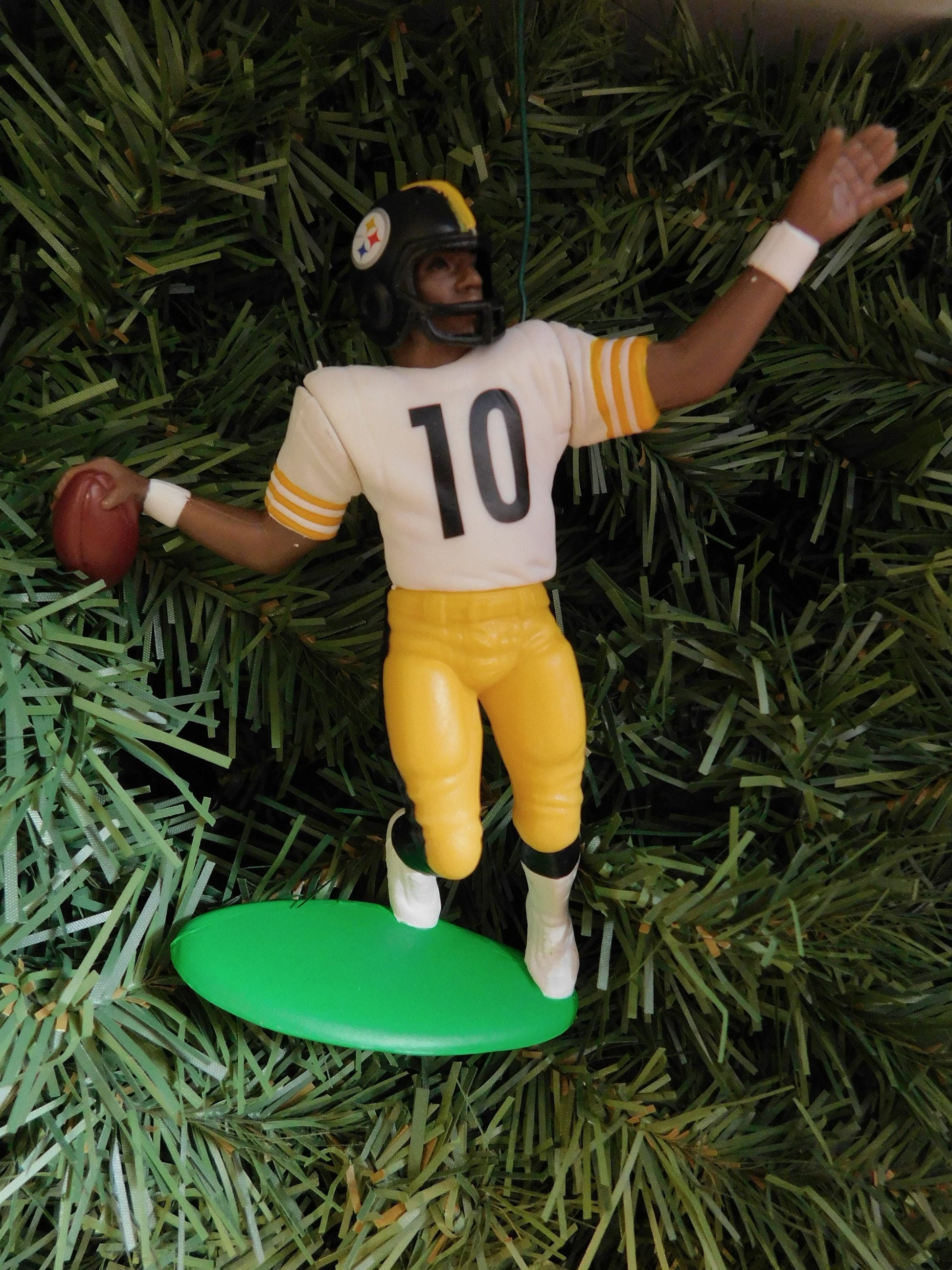 PITTSBURGH STEELERS Christmas tree ornaments Kordell Stewart/Barry Foster xmas nfl football figure unique gift