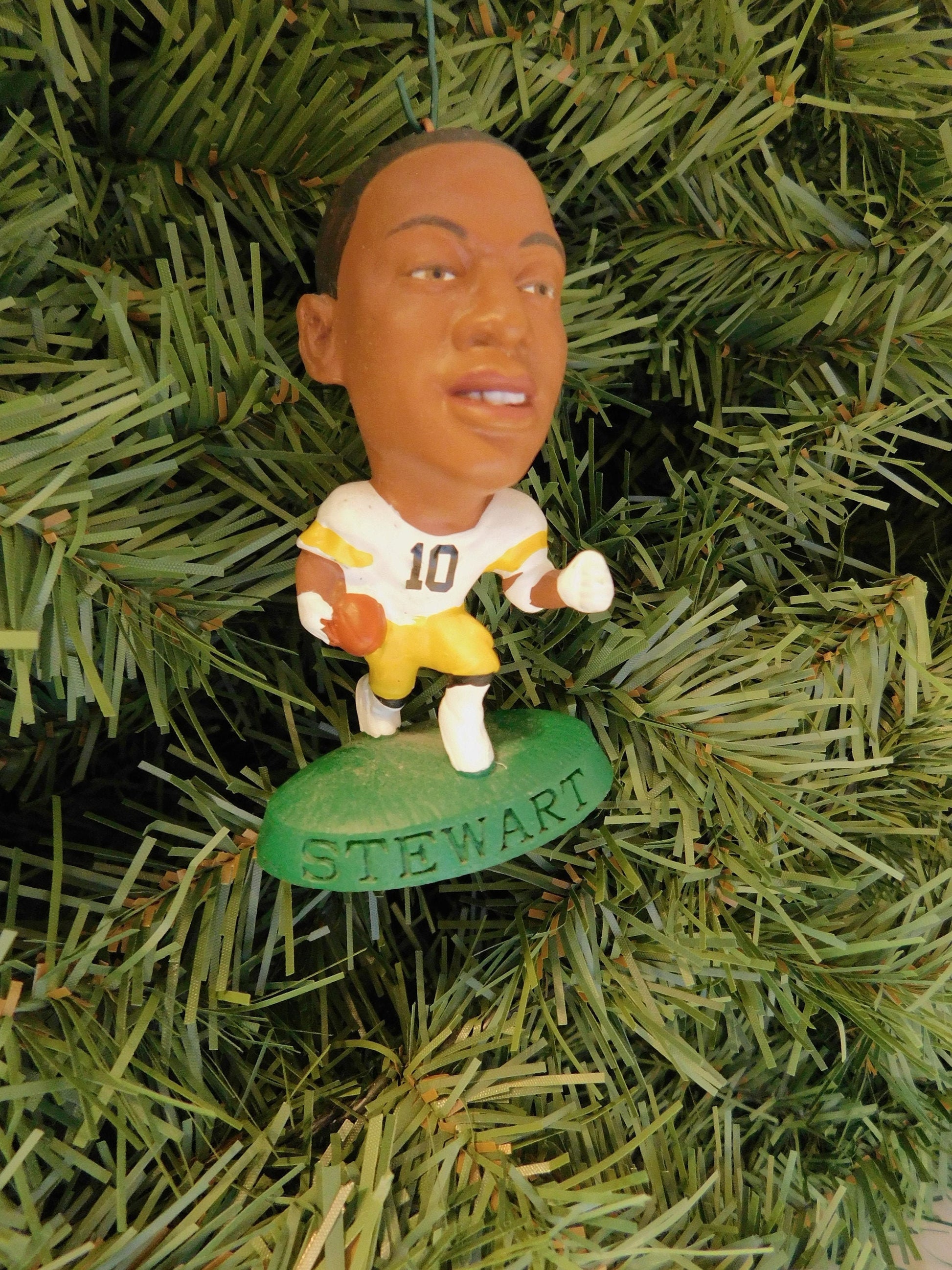 PITTSBURGH STEELERS Christmas tree ornaments Kordell Stewart/Barry Foster xmas nfl football figure unique gift