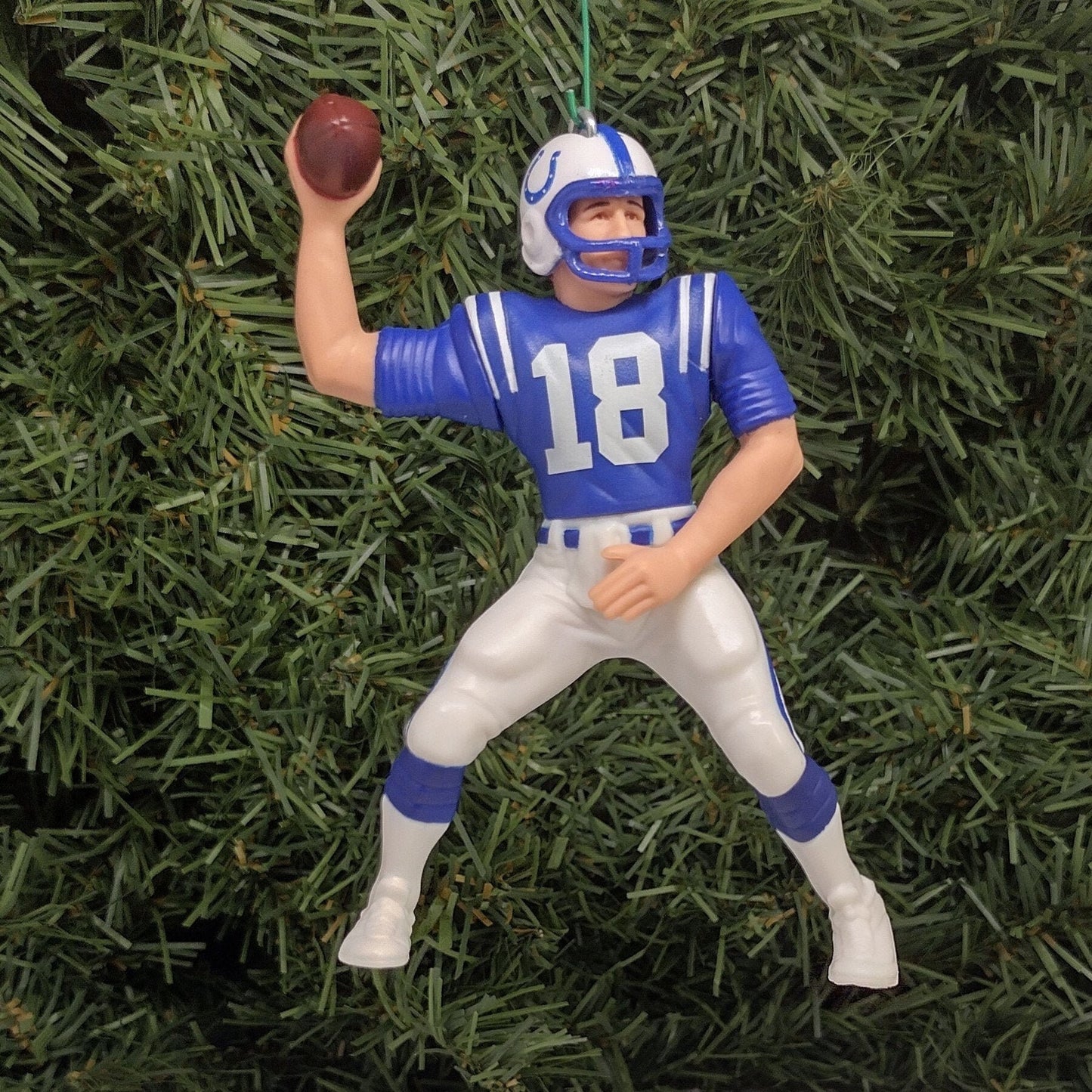 Peyton Manning INDIANAPOLIS COLTS Christmas tree ornament xmas NFL football figure unique gift idea