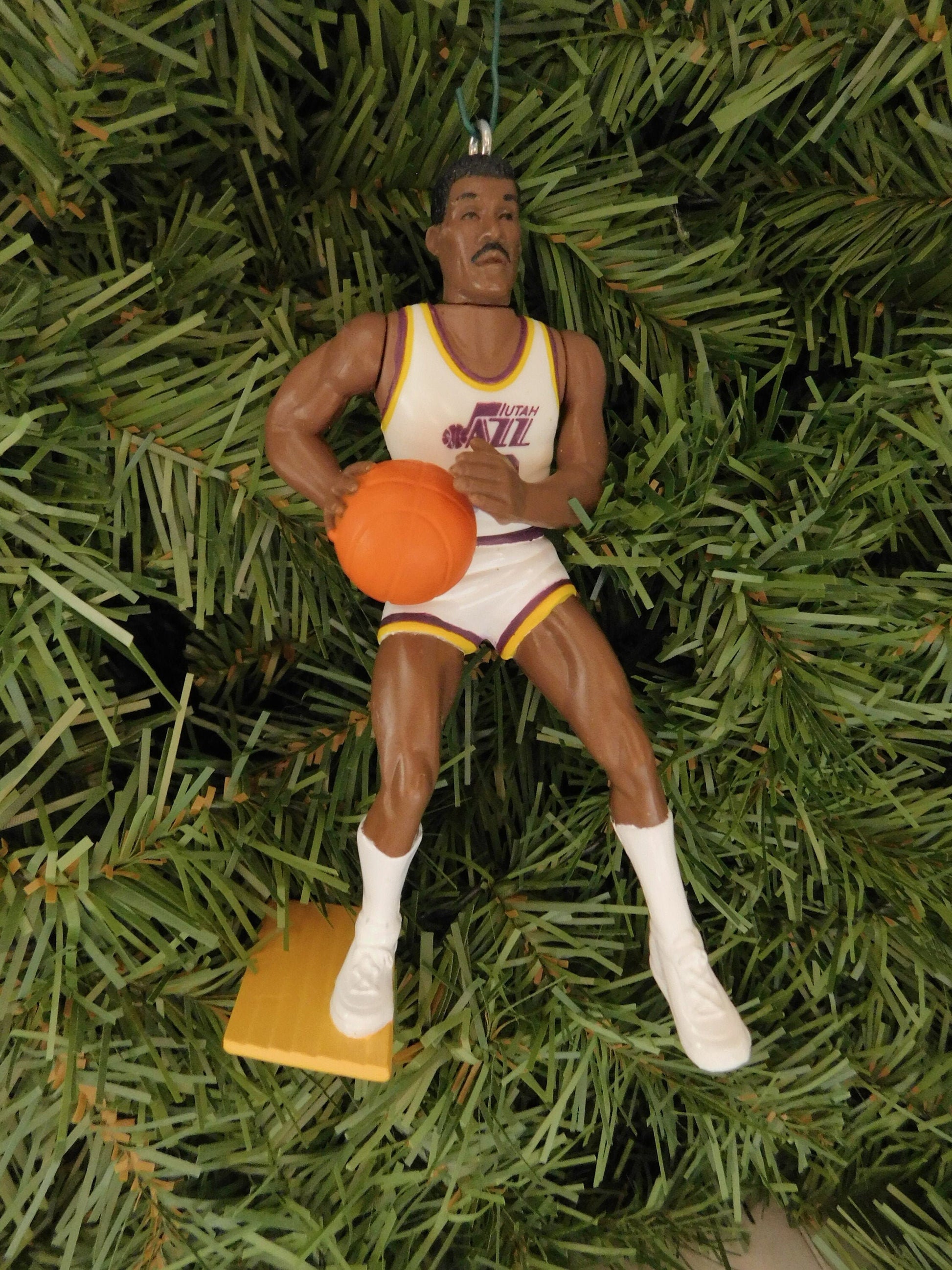 UTAH JAZZ Christmas tree ornaments Karl Malone/John Stockton xmas NBA basketball figure unique gift idea